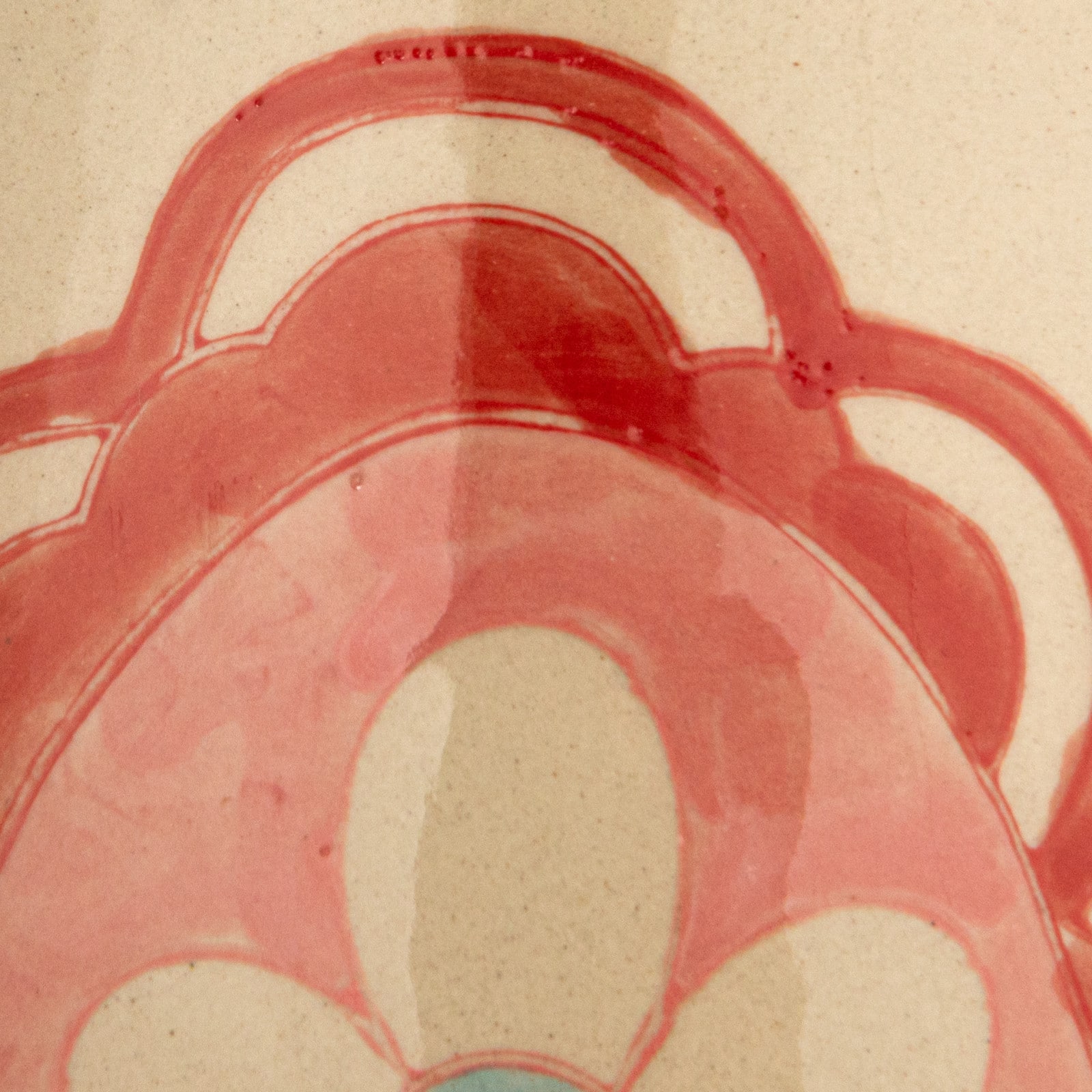 Hello Honey® 9.5" Multicolor Floral Stoneware Pitcher with Handle