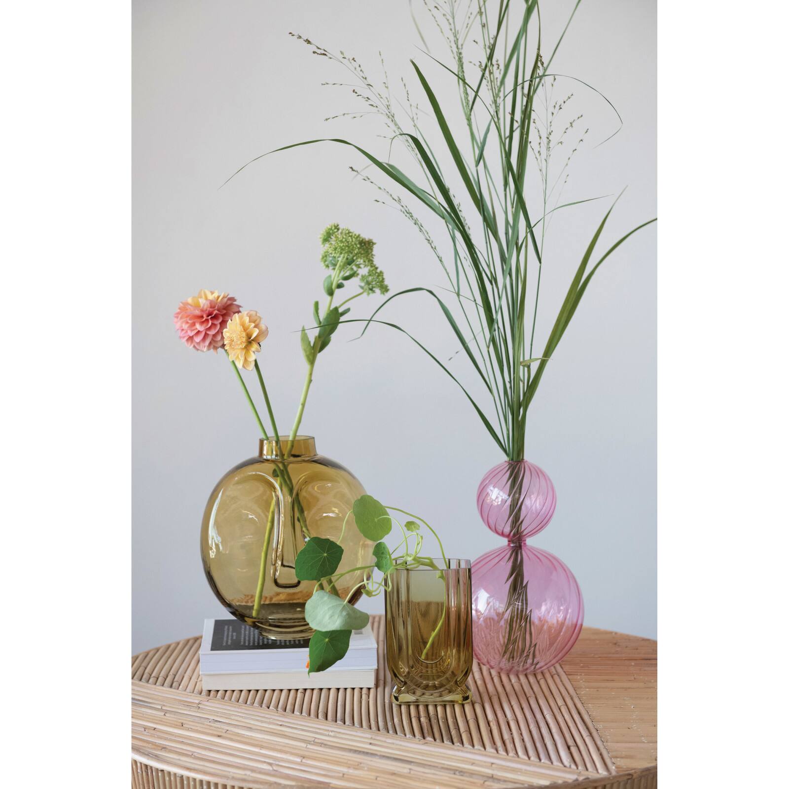 Hello Honey&#xAE; 10&#x22; Glass Face Vase