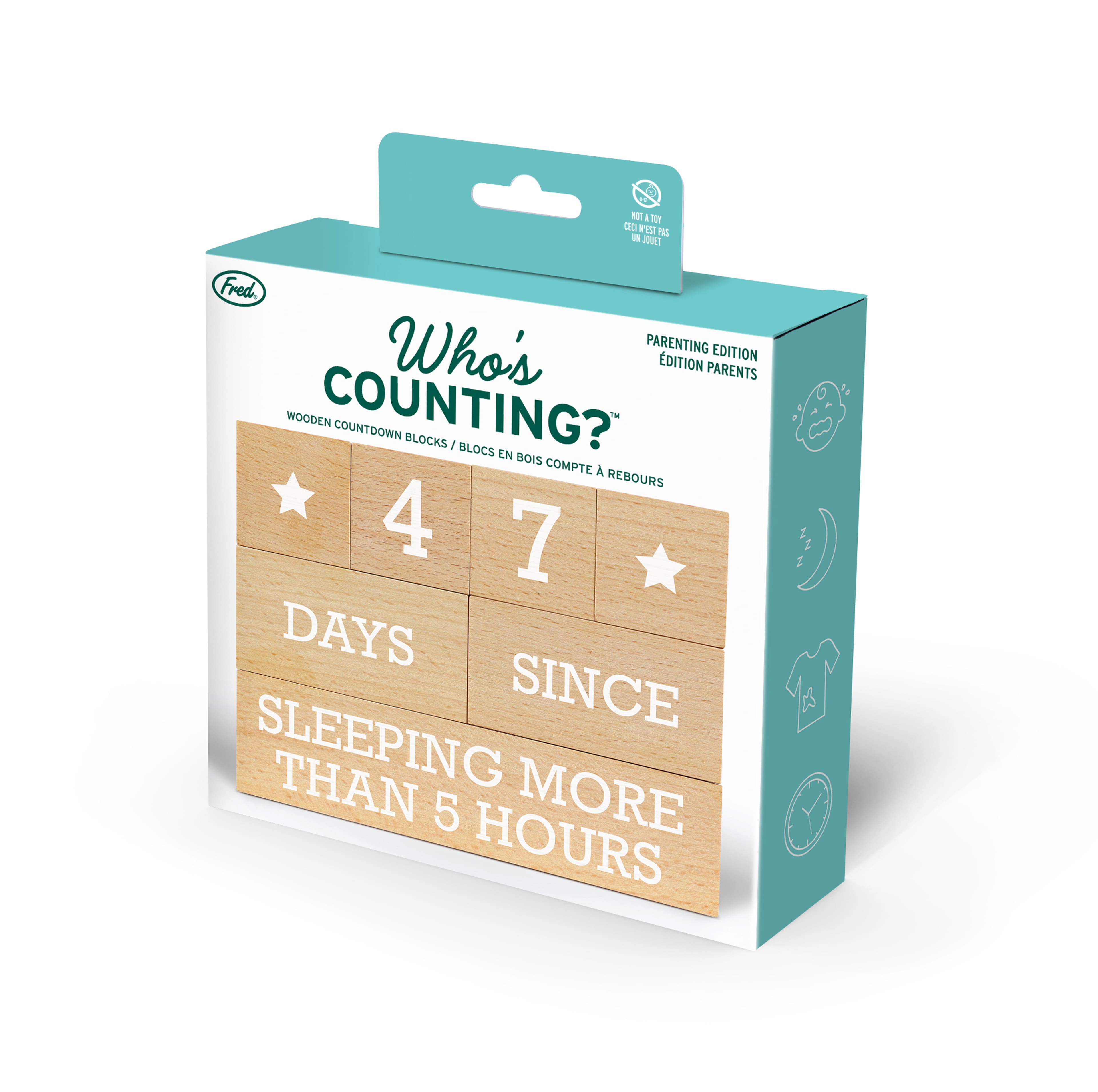 Fred&#xAE; Who&#x27;s Counting&#x2122; Parent Countdown Blocks