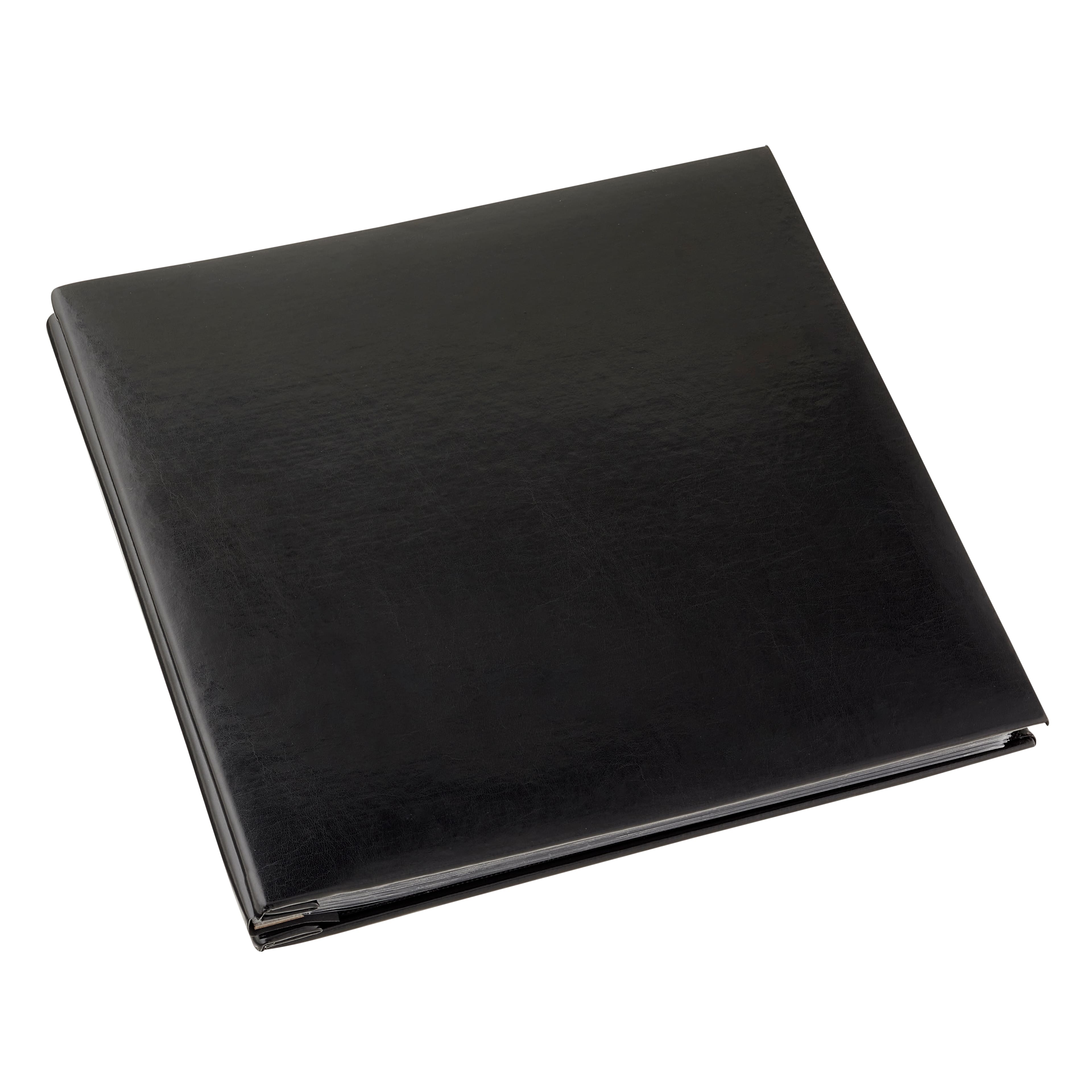6 Pack: Black Mega Faux Leather Scrapbook, 12&#x22; x 12&#x22; by Recollections&#xAE;