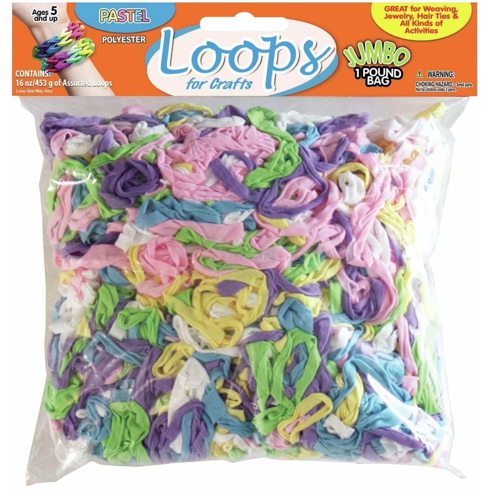 Pepperell Pastel Braiding Polyester Loops