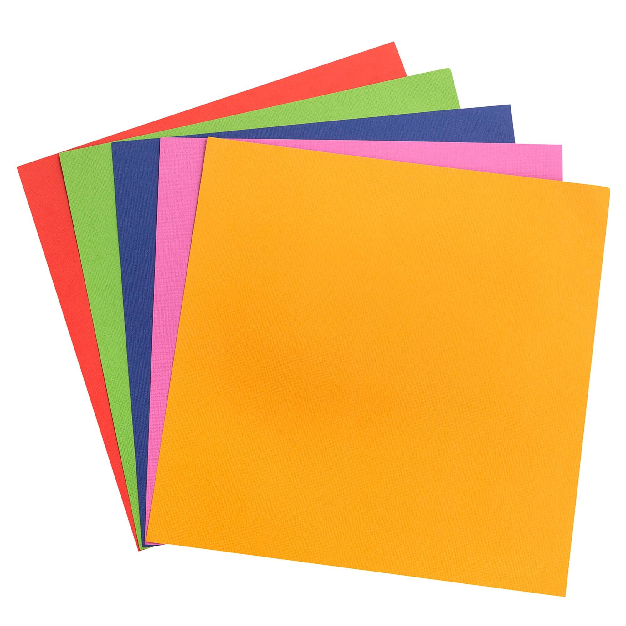 American Crafts™ Precision Bright 12'' x 12'' Textured Cardstock, 60 Sheets