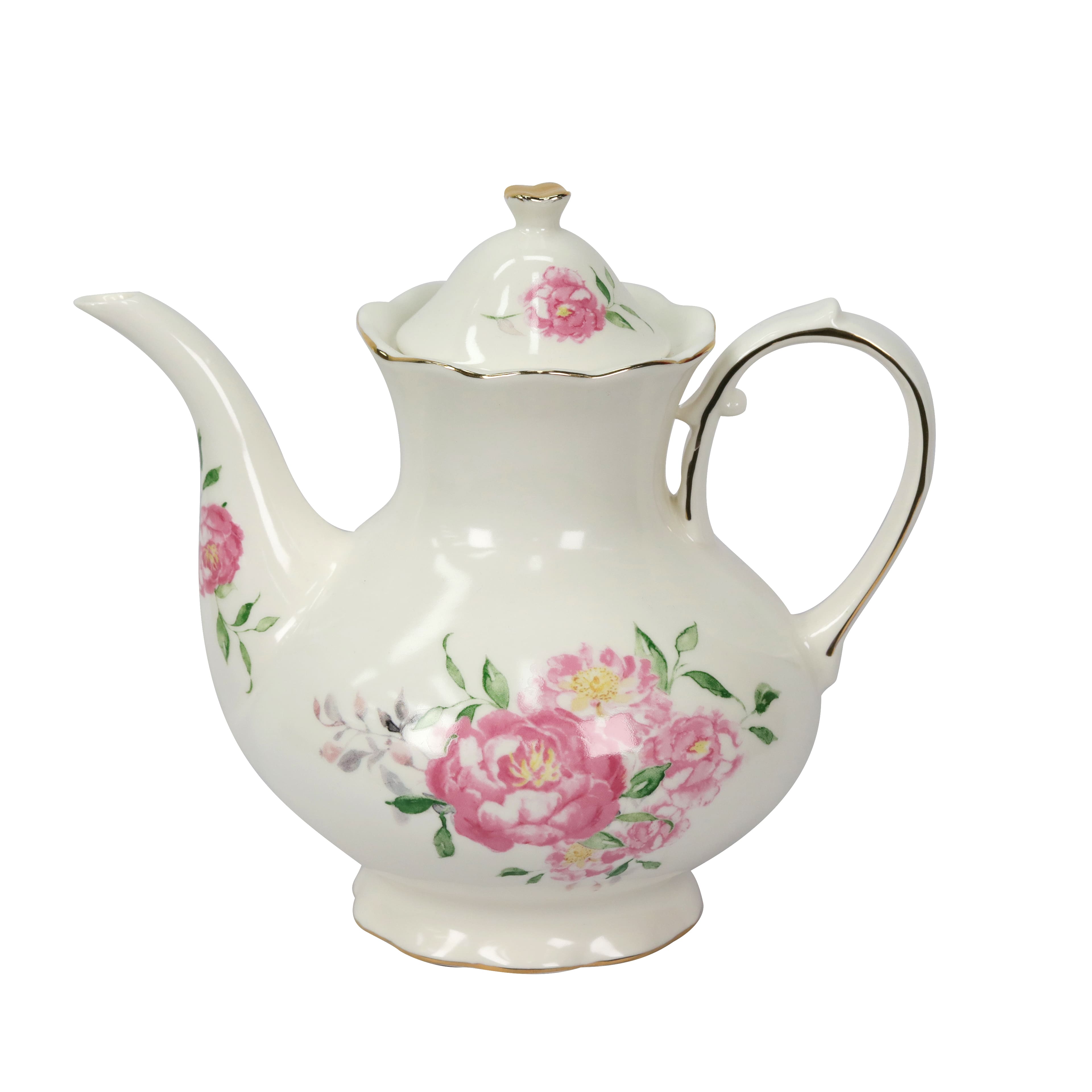 33.8oz. Floral Ceramic Tea Pot by Ashland&#xAE;