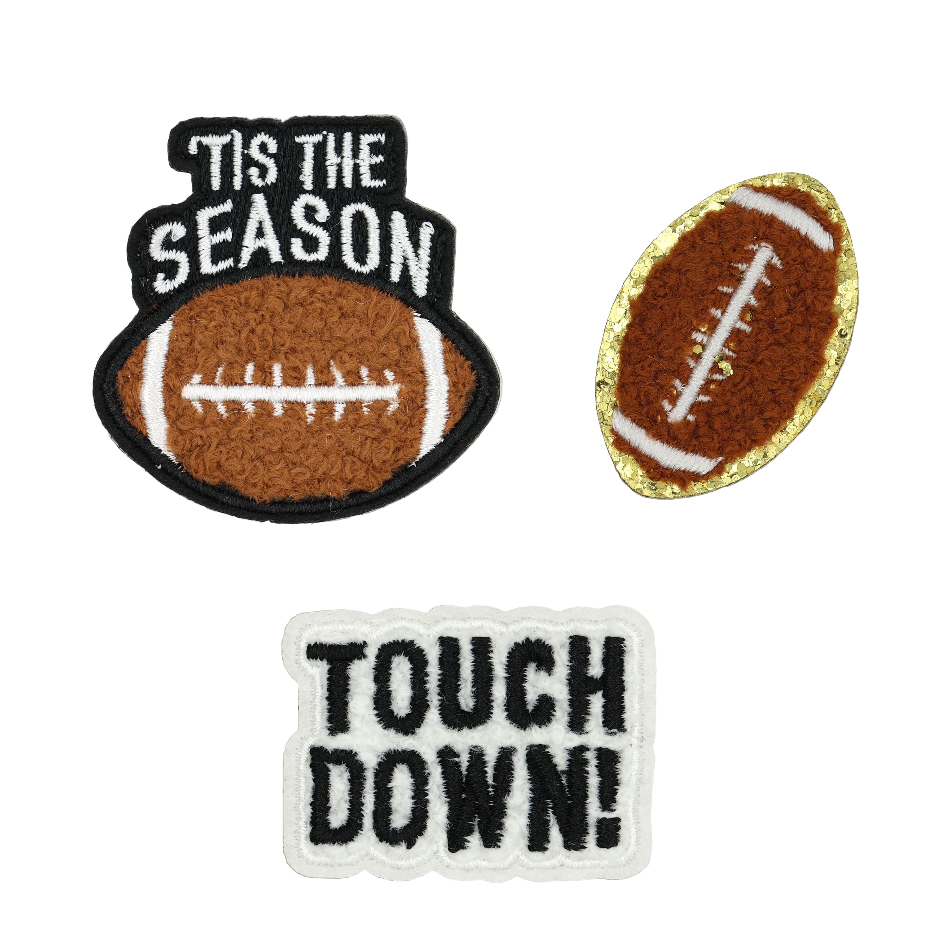 Football Iron-On & Adhesive Patch Set by Celebrate It™