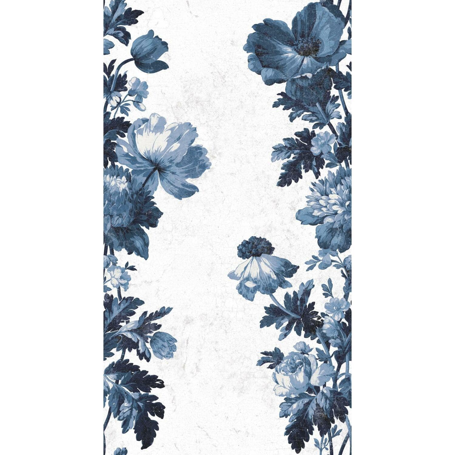 RoomMates Vintage Floral Stripe Peel & Stick Wallpaper