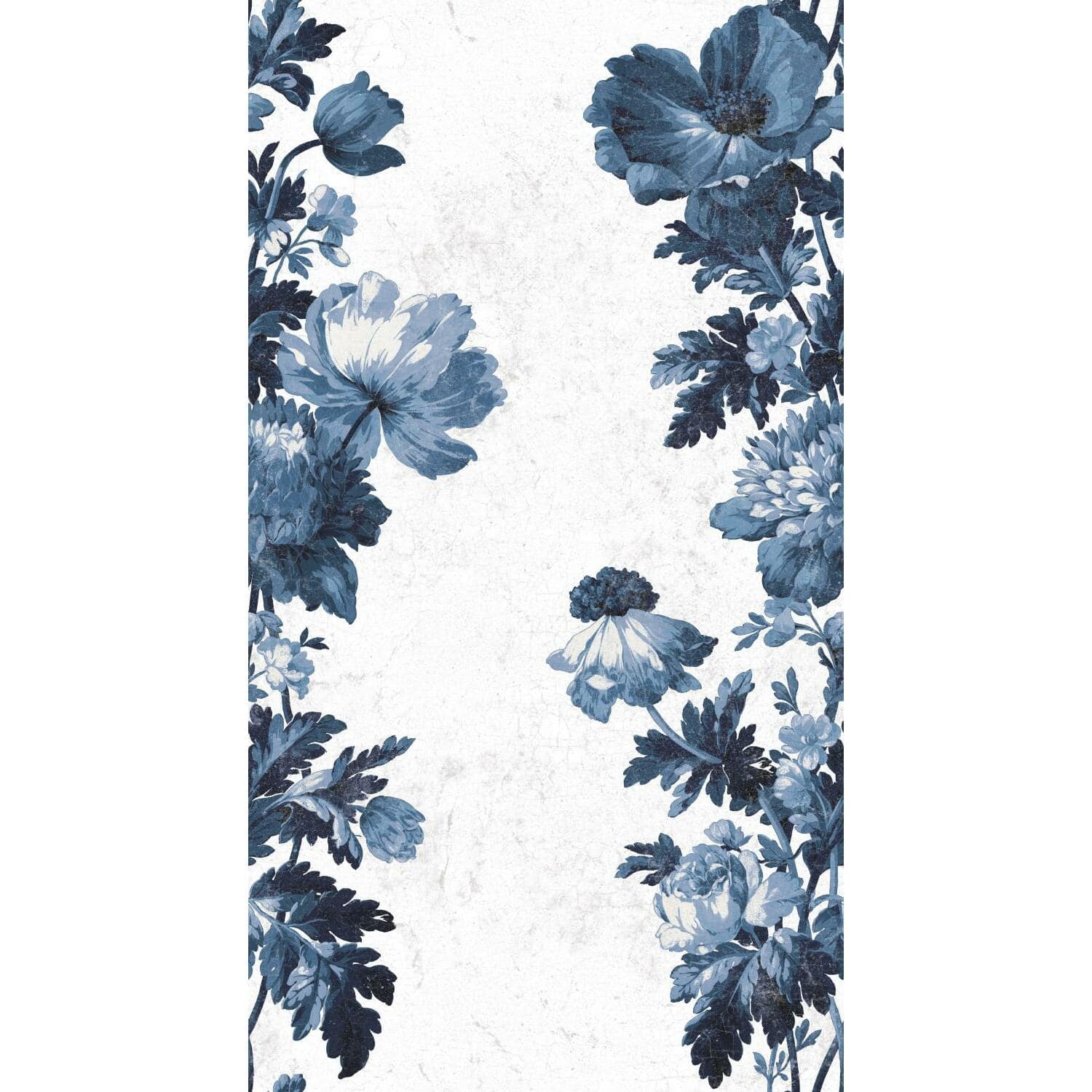 RoomMates Vintage Floral Stripe Peel &#x26; Stick Wallpaper