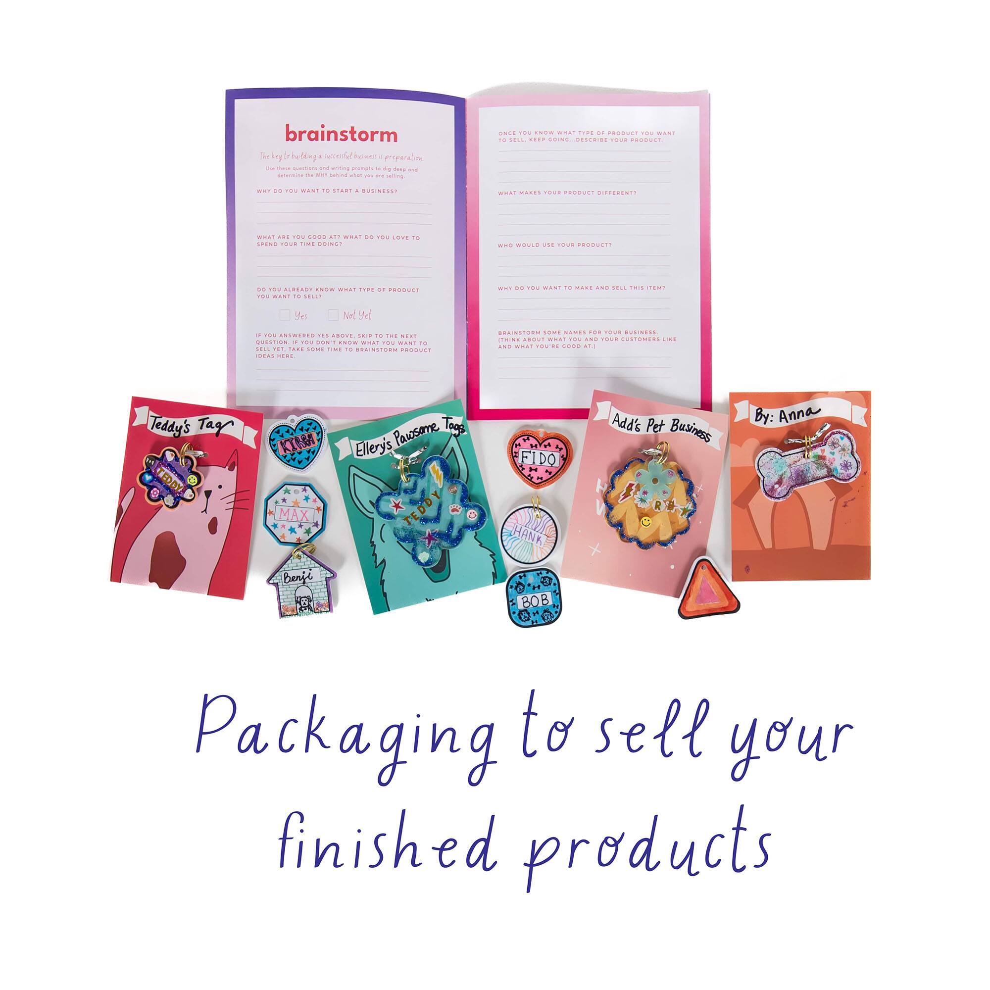 Kids Crafts Make &#x26; Sell Pawsome Pet Tags Craft Business