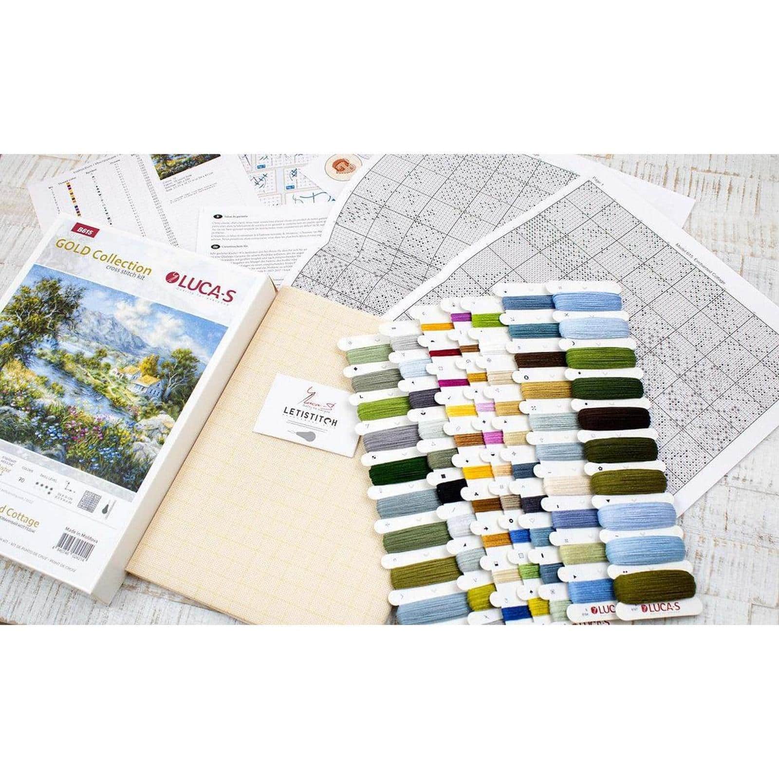 Luca-s Enchanted Cottage Counted Cross Stitch Kit