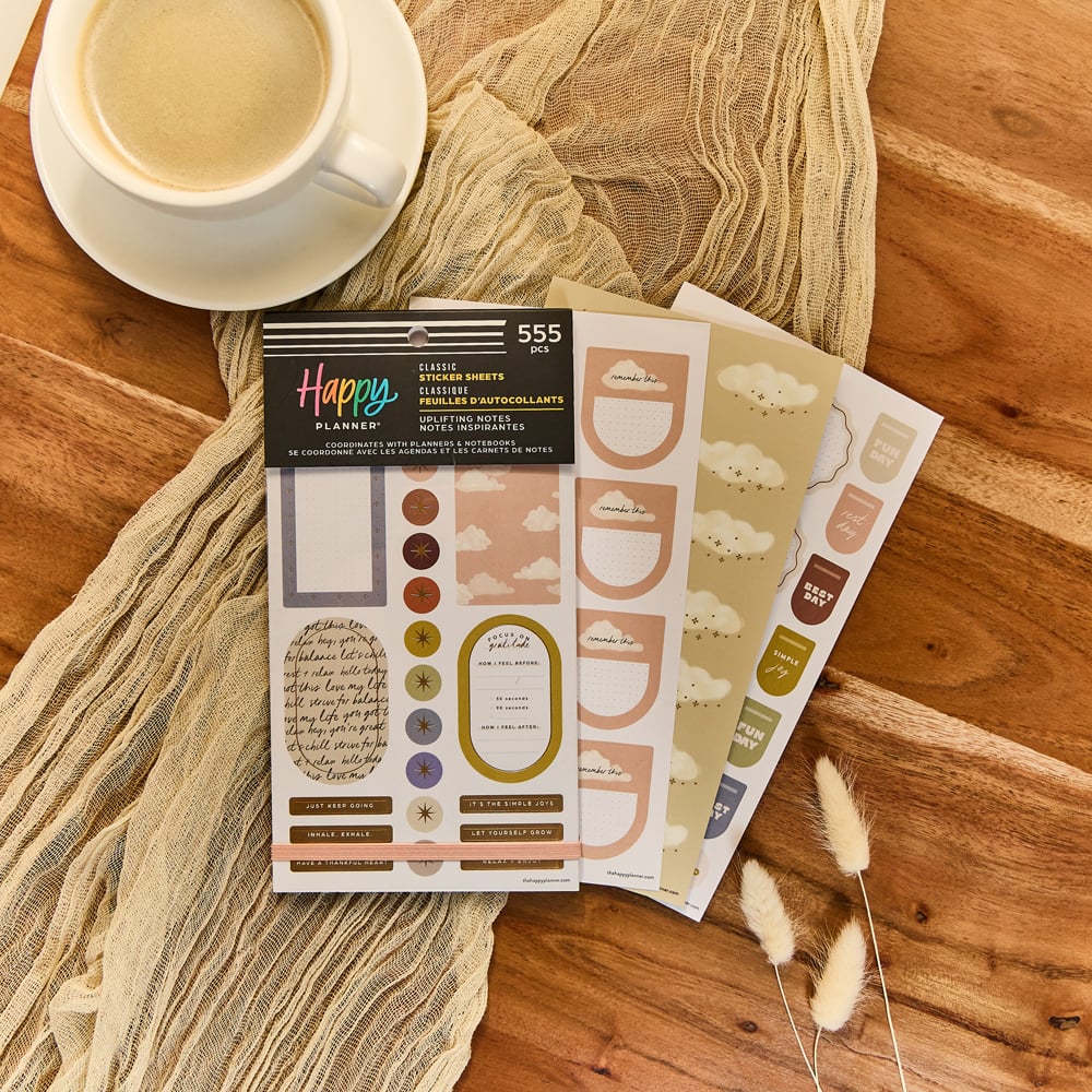 The Classic Happy Planner® Uplifting Notes Sticker Book