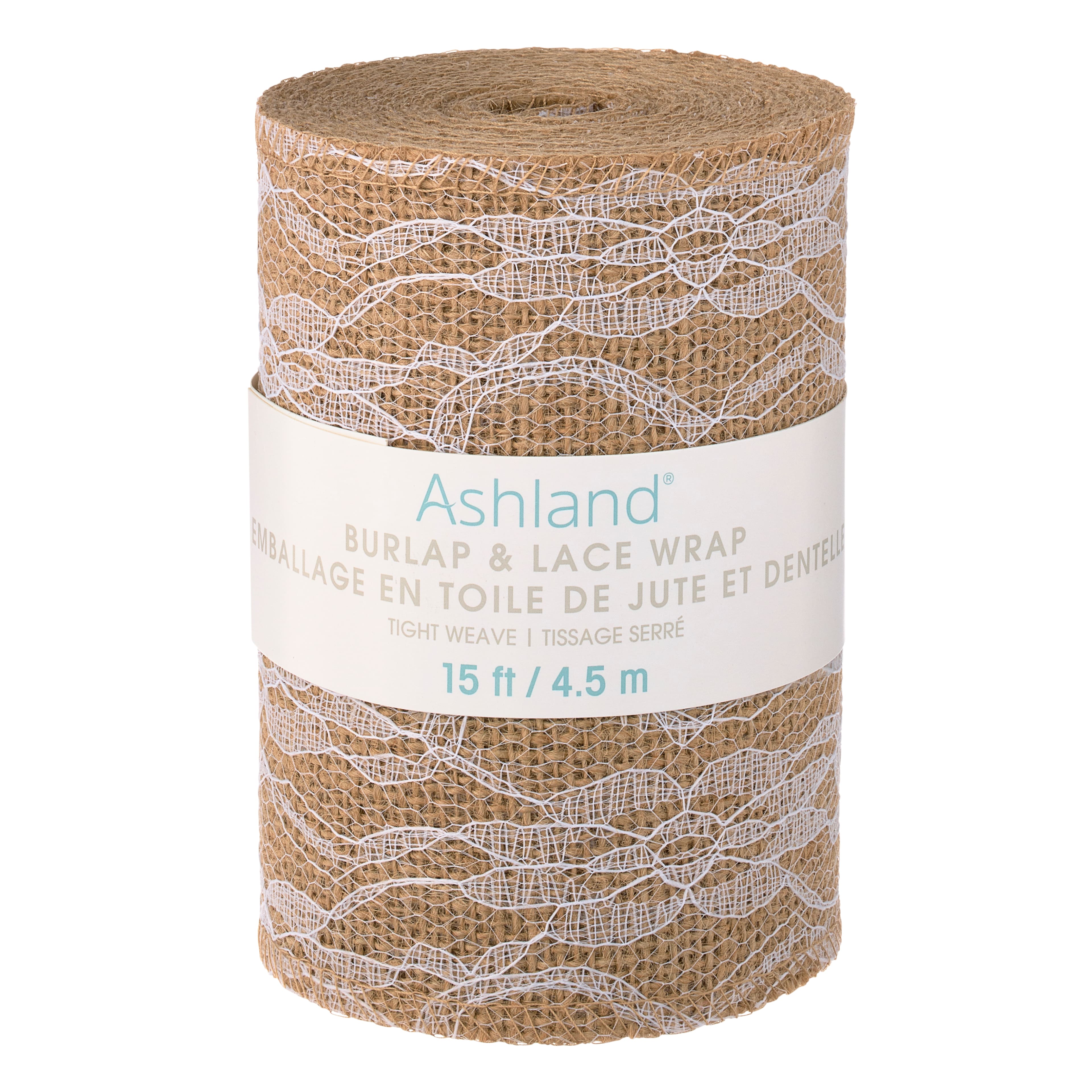 12 Pack: Burlap With Lace Overlay by Ashland&#xAE;