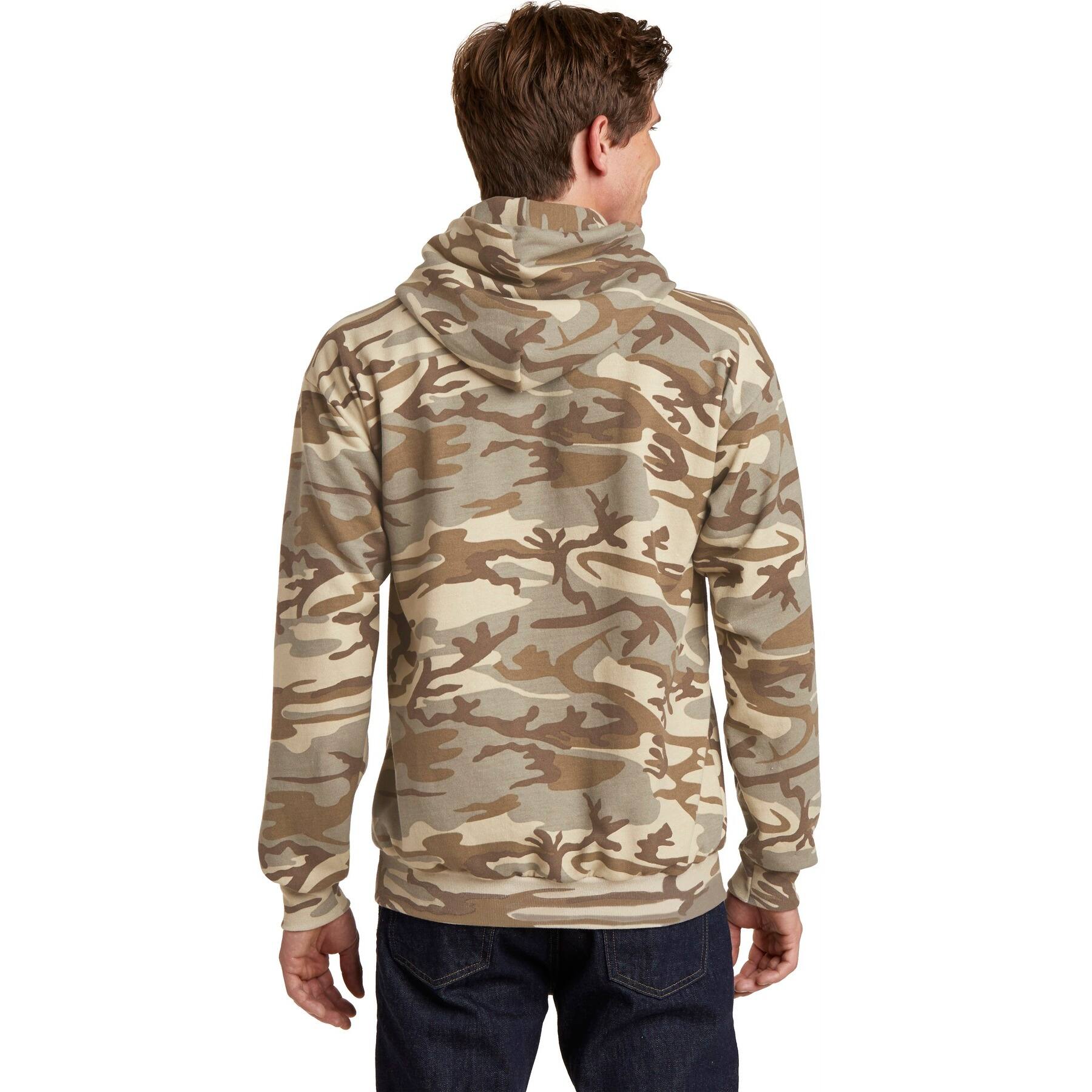 Port & Company® Camo Core Fleece Pullover Hooded Sweatshirt