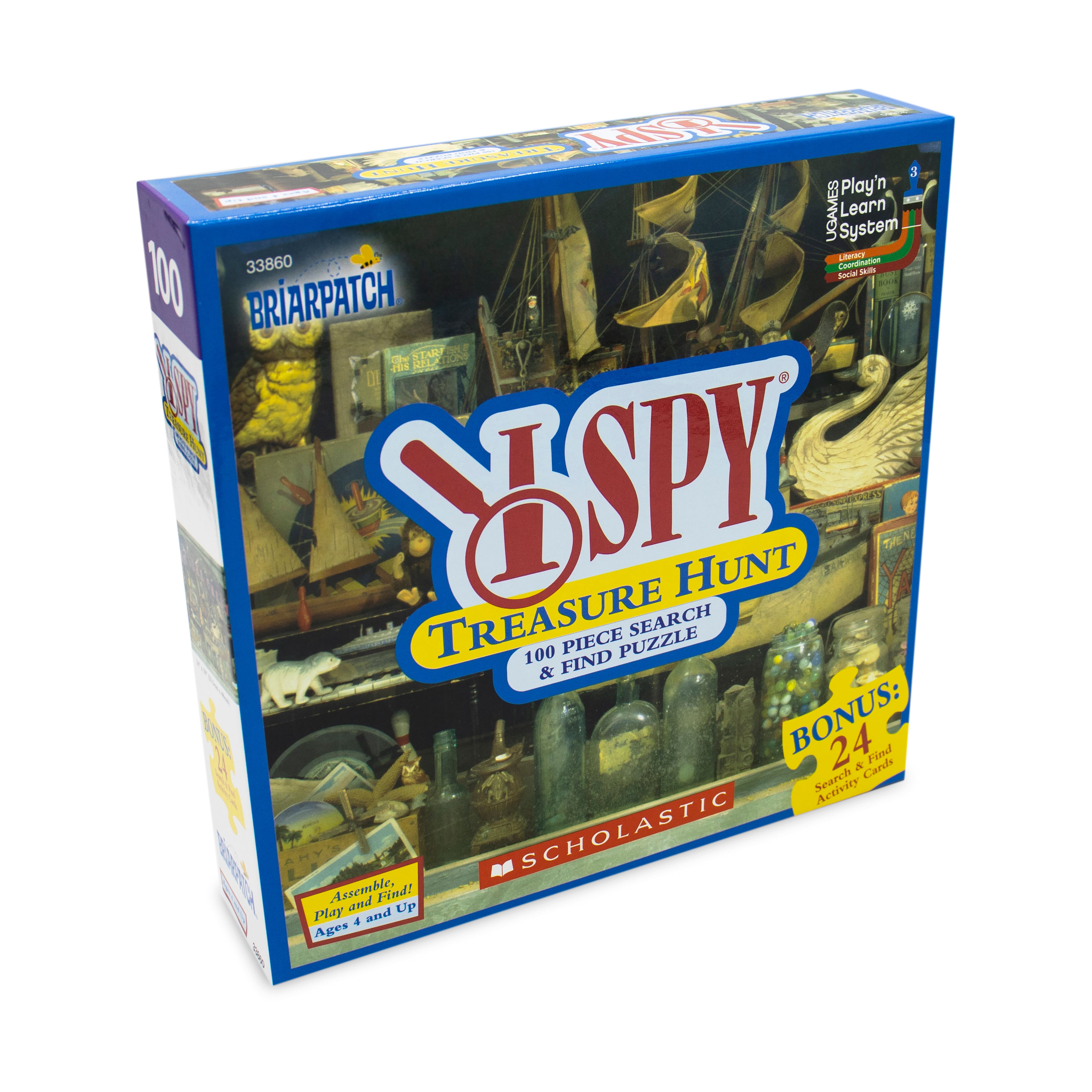 I Spy Treasure Hunt Search &#x26; Find Puzzle: 100 Pcs