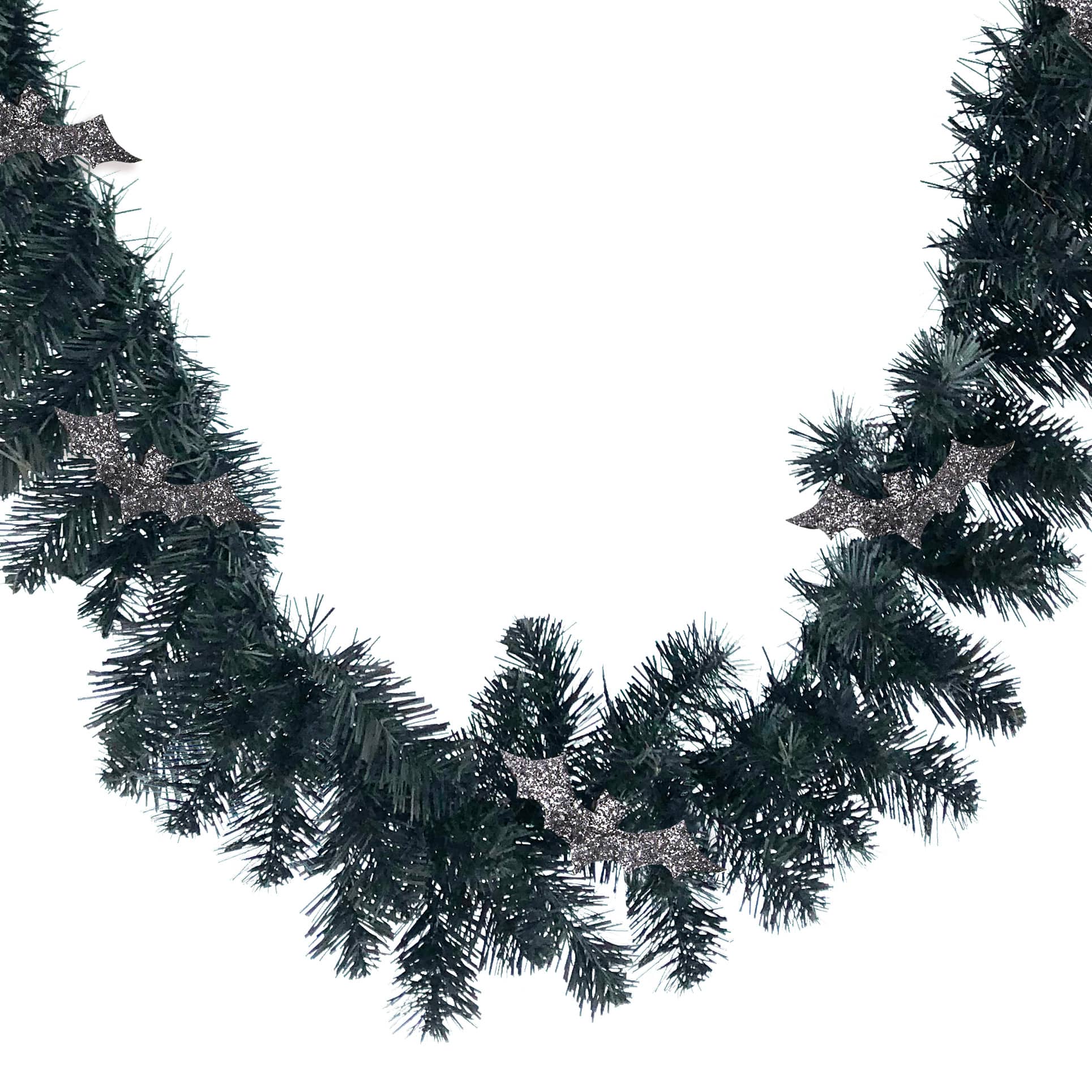 6ft. Black Pine & Bat Garland by Ashland®
