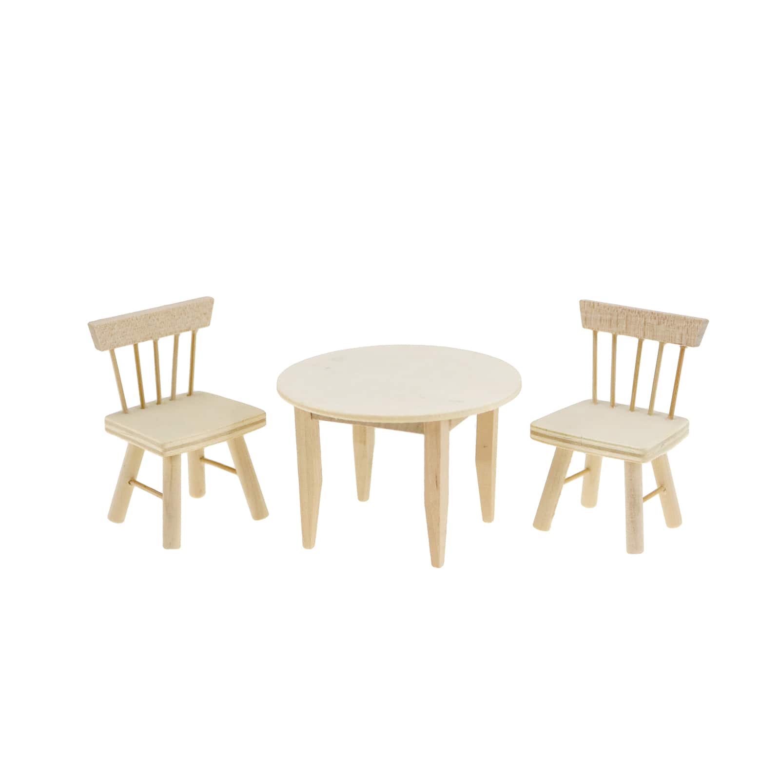 Miniature Dollhouse FAIRY GARDEN Furniture ~ Mini White Metal Table & Chair Set 