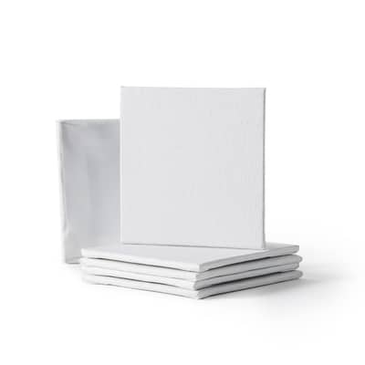 Artist's Loft® Necessities™ Mini Canvas Panels 6 Pack, 3"" x 3"" image