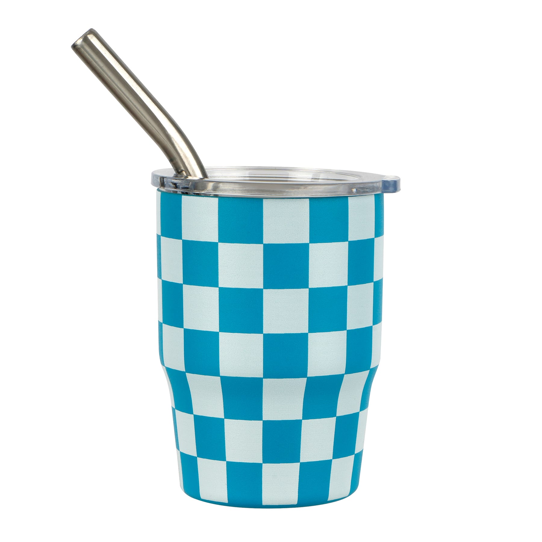 3oz. Mini Check Stainless Steel Insulated Tumbler by Ashland&#xAE;