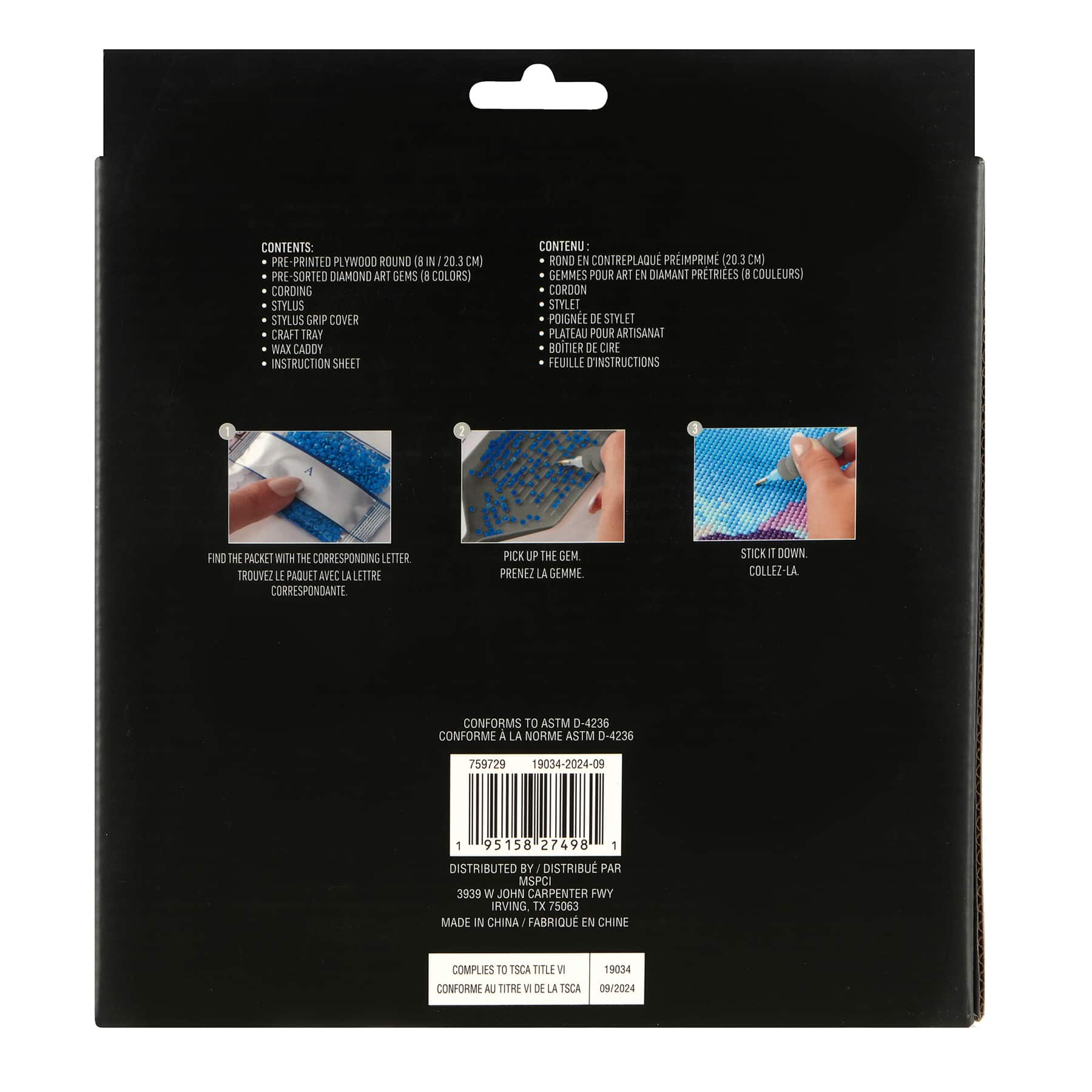 Beach Wood Plaque Diamond Art Kit by Make Market®