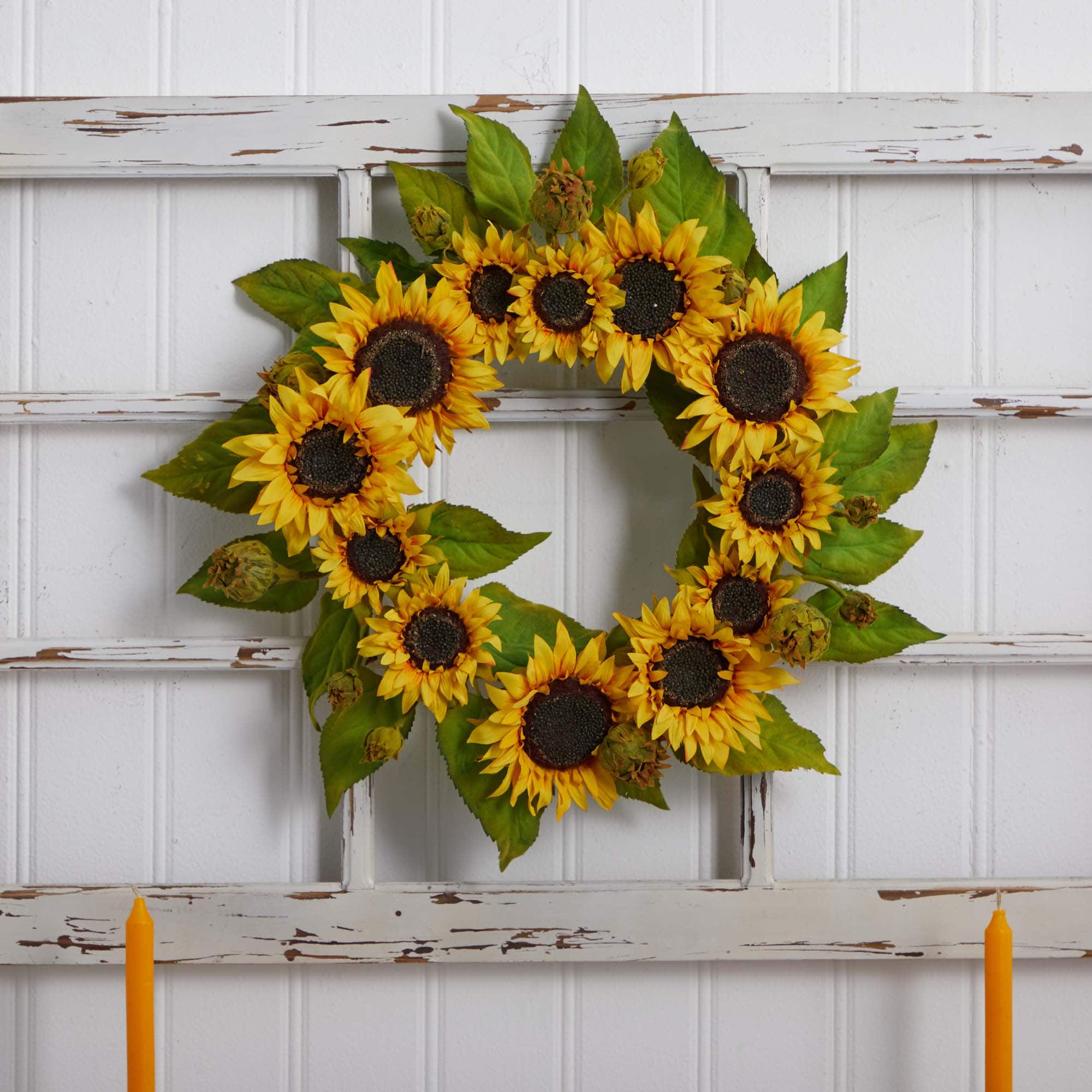 22" Sunflower Wreath