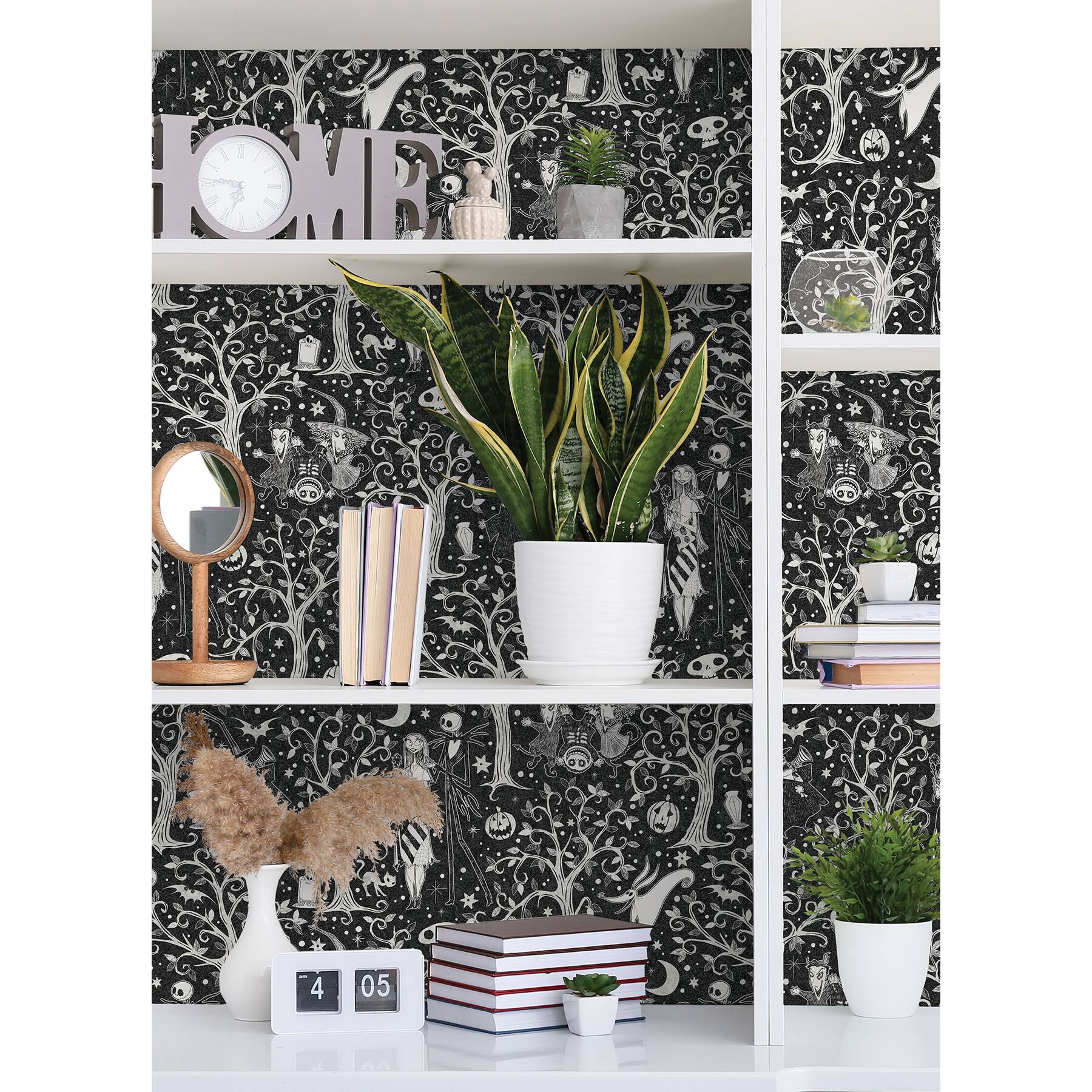 RoomMates Disney&#xAE; Tim Burton&#x27;s The Nightmare Before Christmas Forest Peel &#x26; Stick Wallpaper
