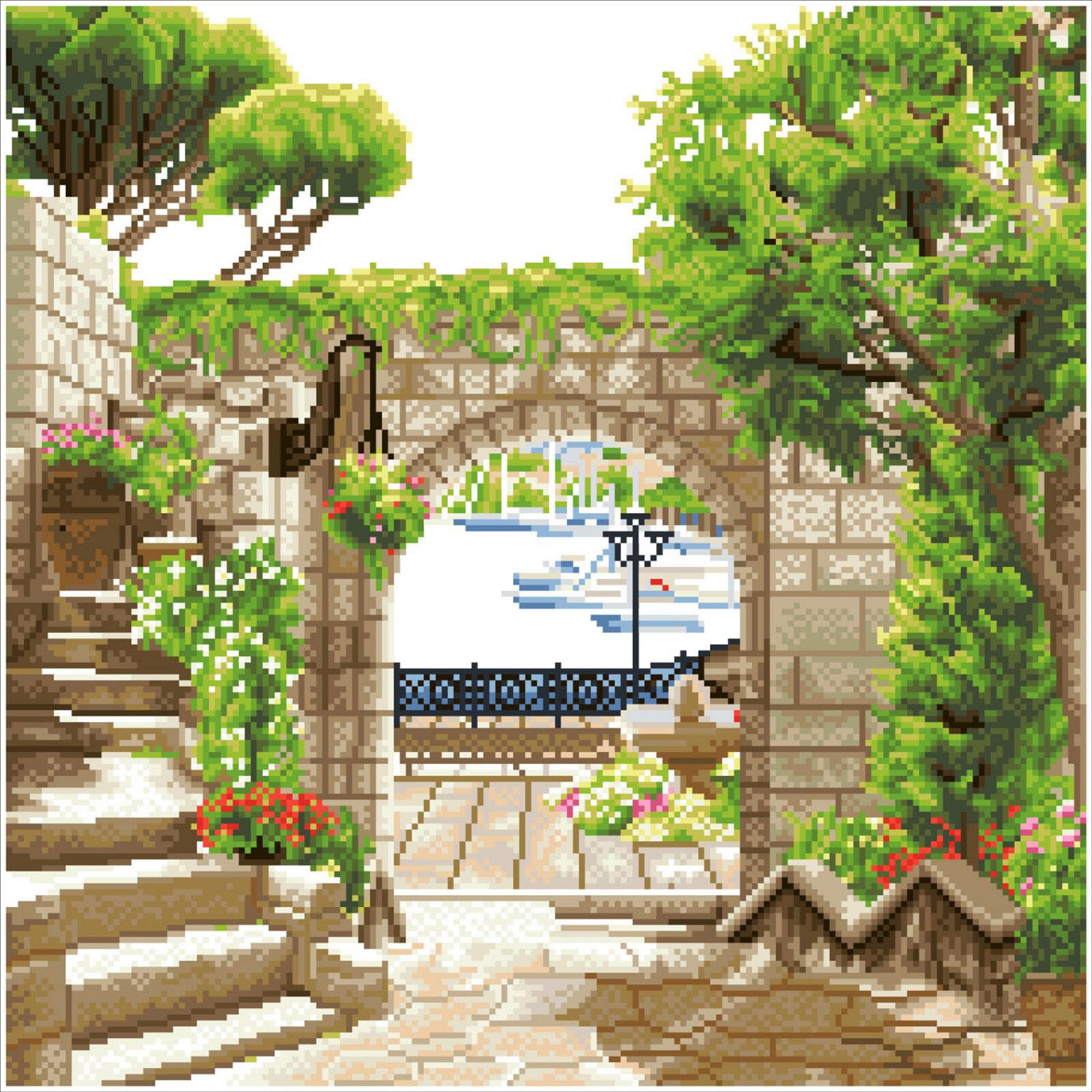 Diamond Dotz® Mediterranean Stroll Diamond Painting Kit