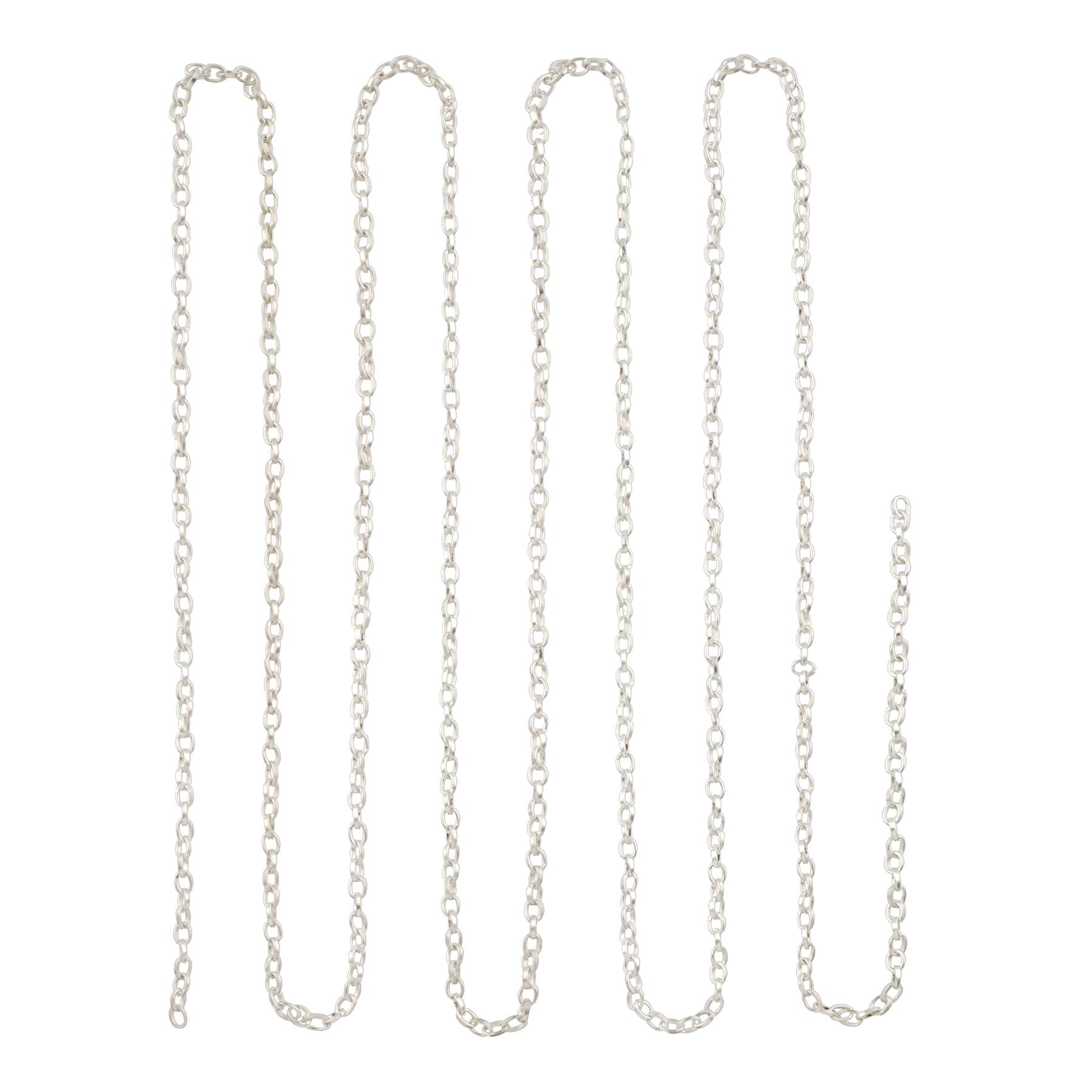 12 Pack: Silver Cable Necklace by Bead Landing™