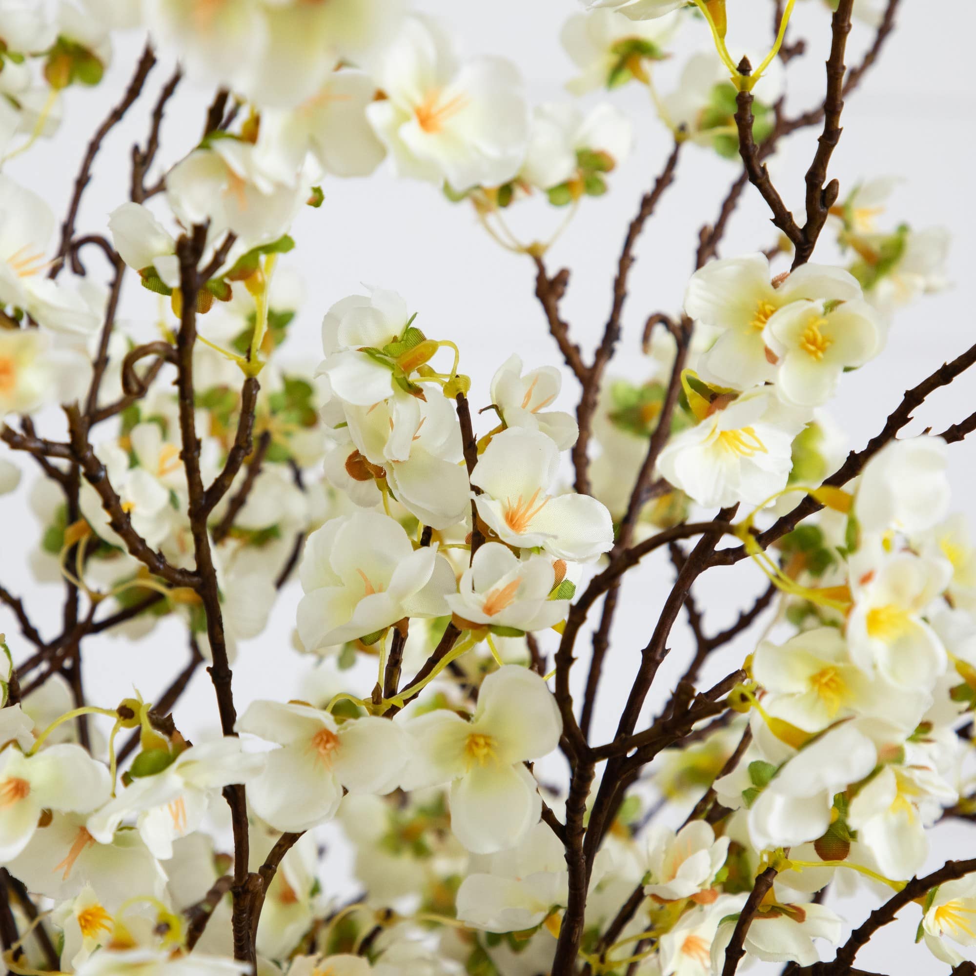 2.5ft. Artificial Cherry Blossom Arrangement in Cylinder Glass Vase