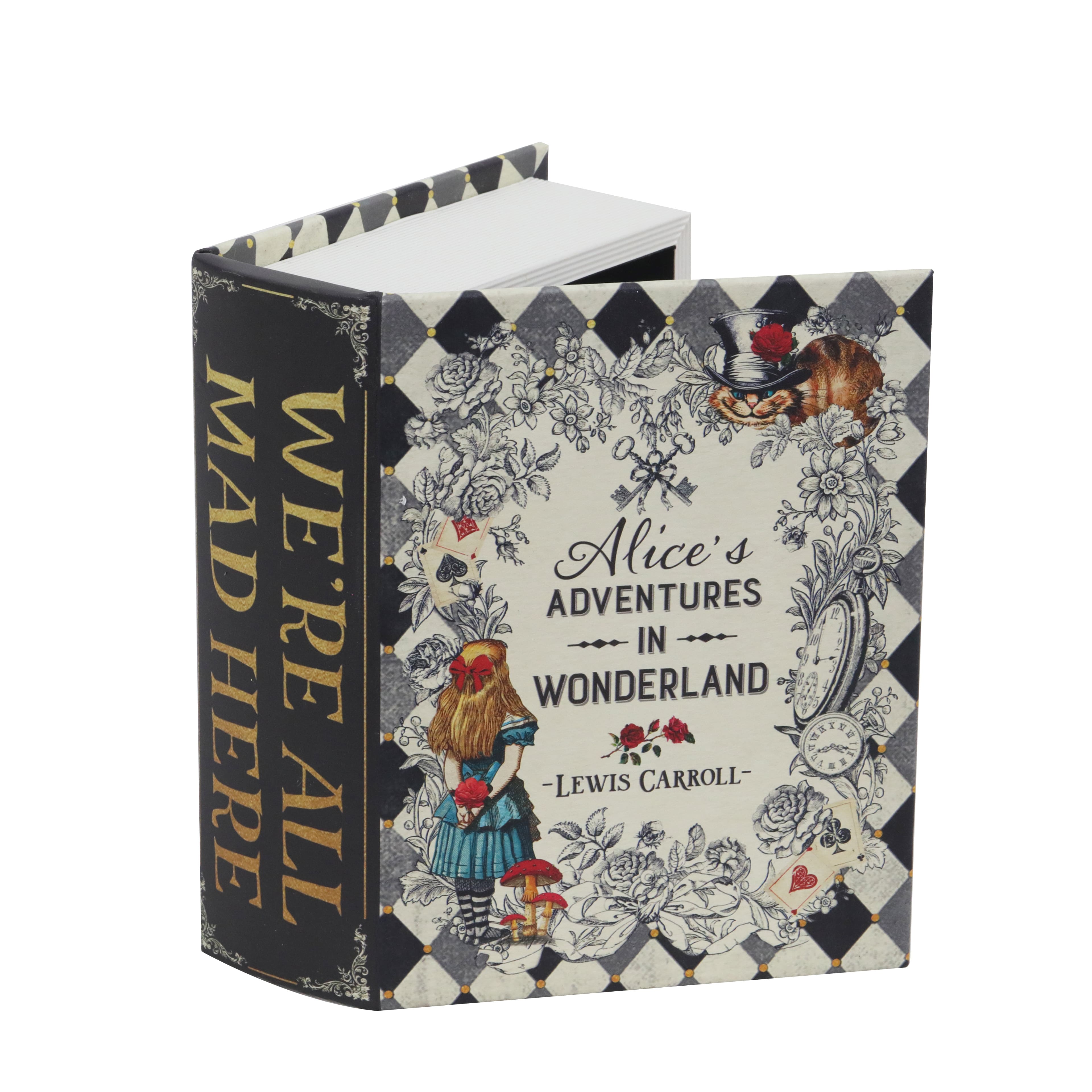 8.75&#x22; Alice&#x27;s Adventures in Wonderland Faux Book D&#xE9;cor by Ashland&#xAE;