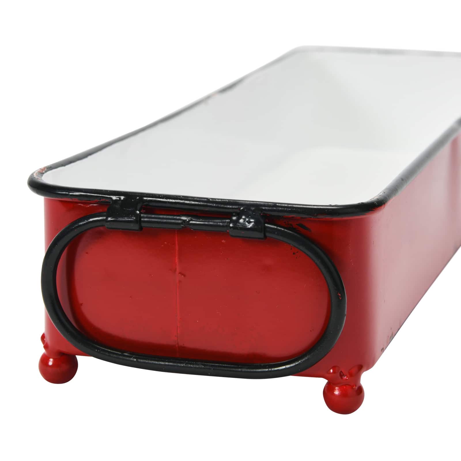 Hello Honey&#xAE; 16&#x22; Decorative Metal Tray with Handles