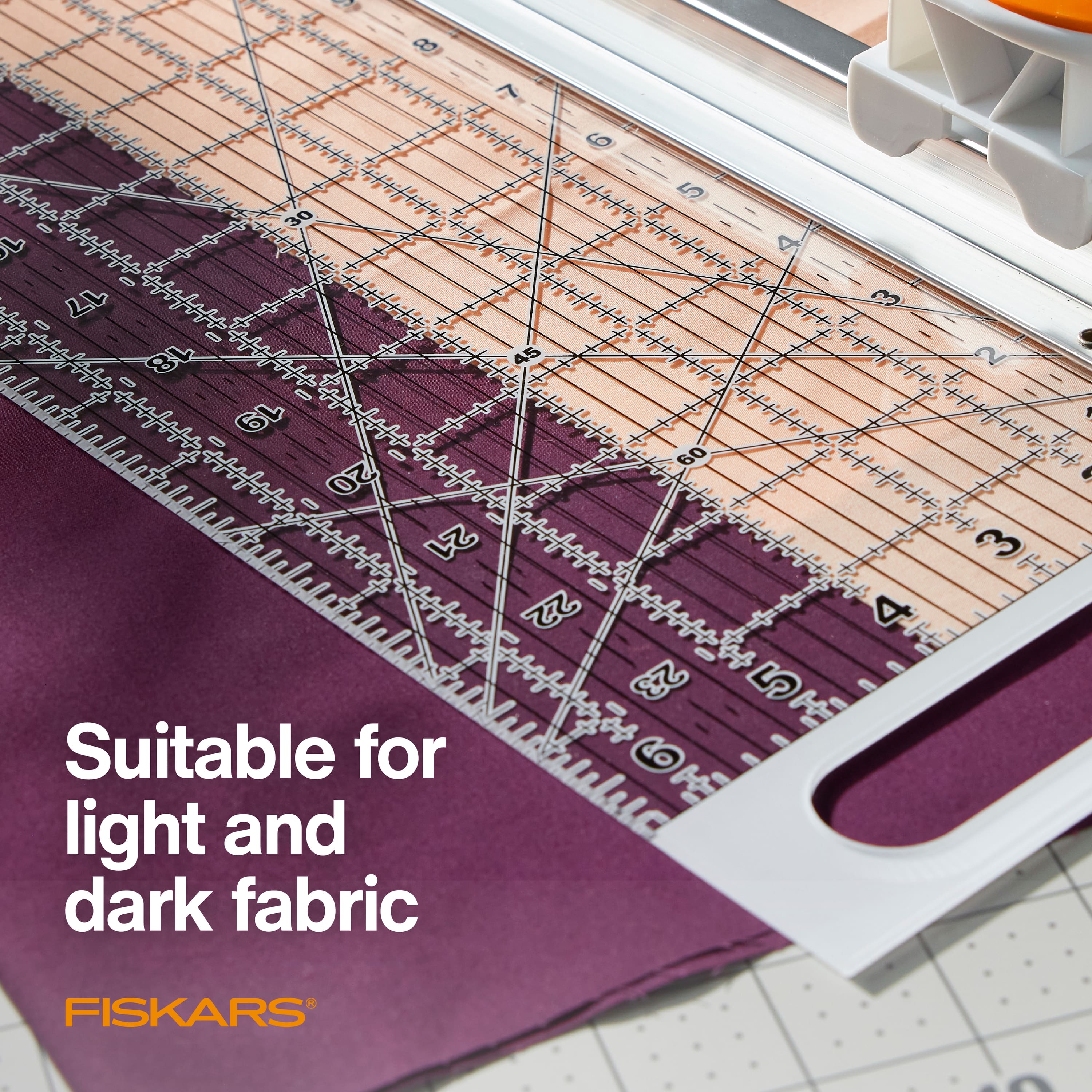 Fiskars&#xAE; Rotary Cutter &#x26; Ruler Combo Tool