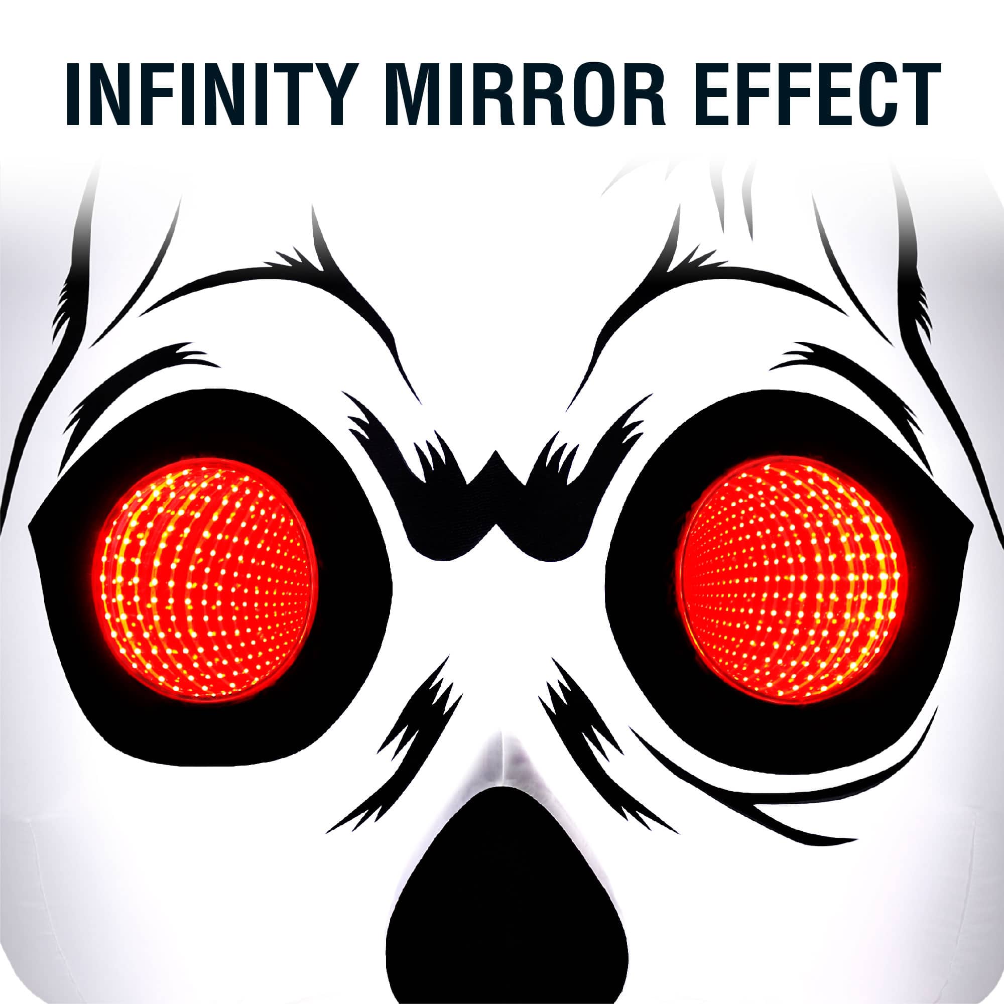 5ft. Airflowz Inflatable Infinity Mirror Skull