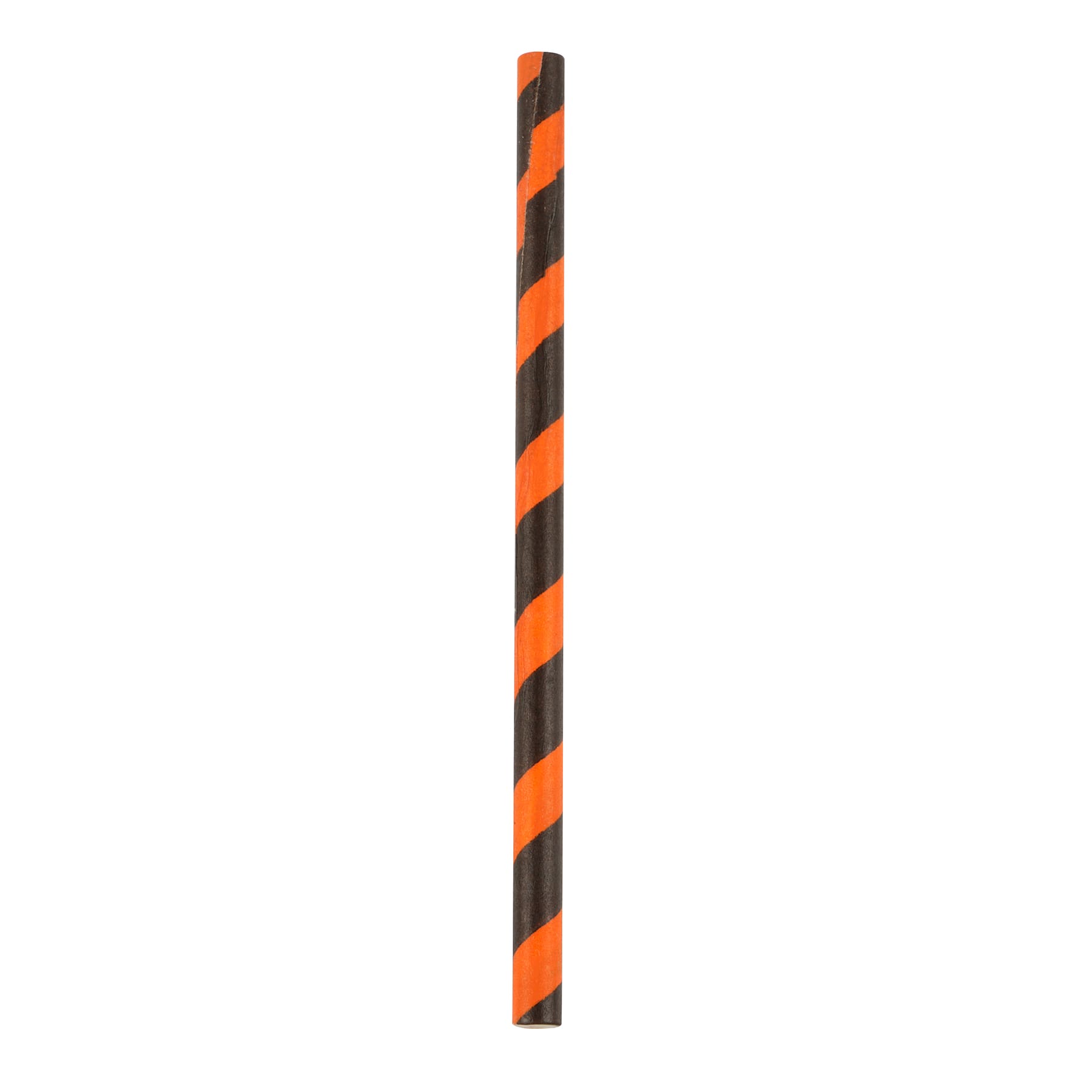 4&#x22; Black &#x26; Orange Striped Halloween Treat Sticks, 12ct. by Celebrate It&#xAE;