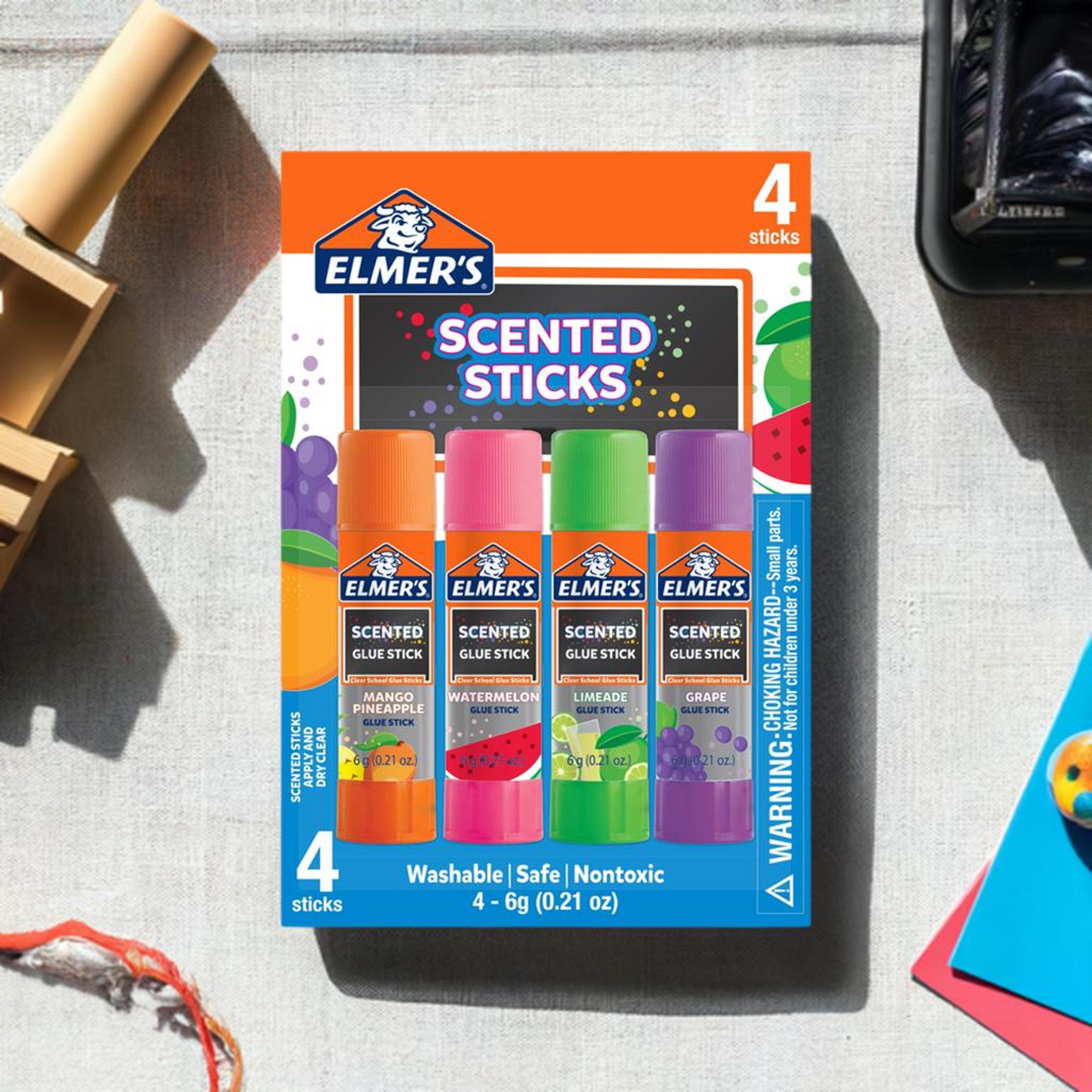 Elmer&#x27;s&#xAE; Clear Scented Glue Sticks, 4ct.