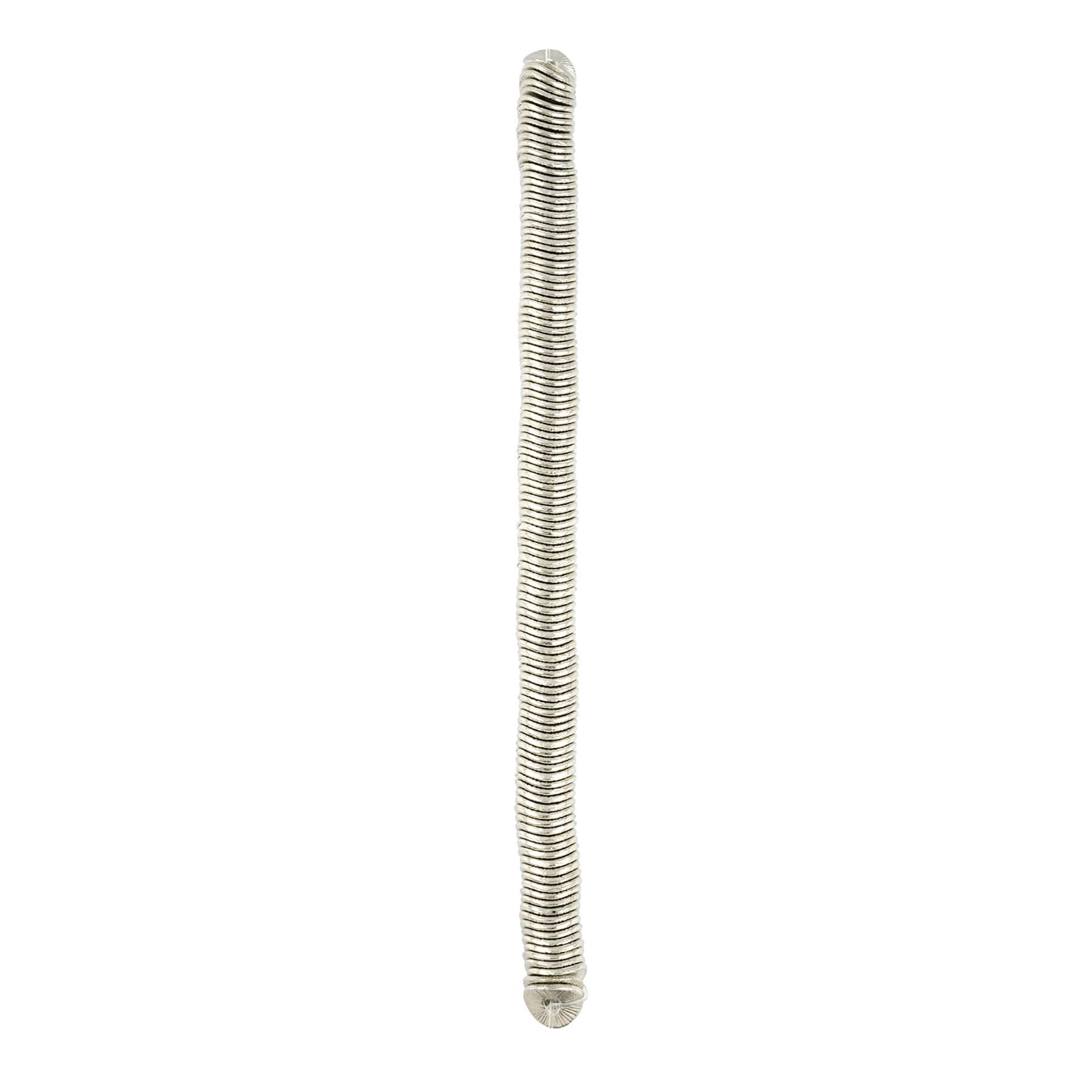 Rhodium Metal Wavy Disc Beads, 8mm by Bead Landing&#x2122;