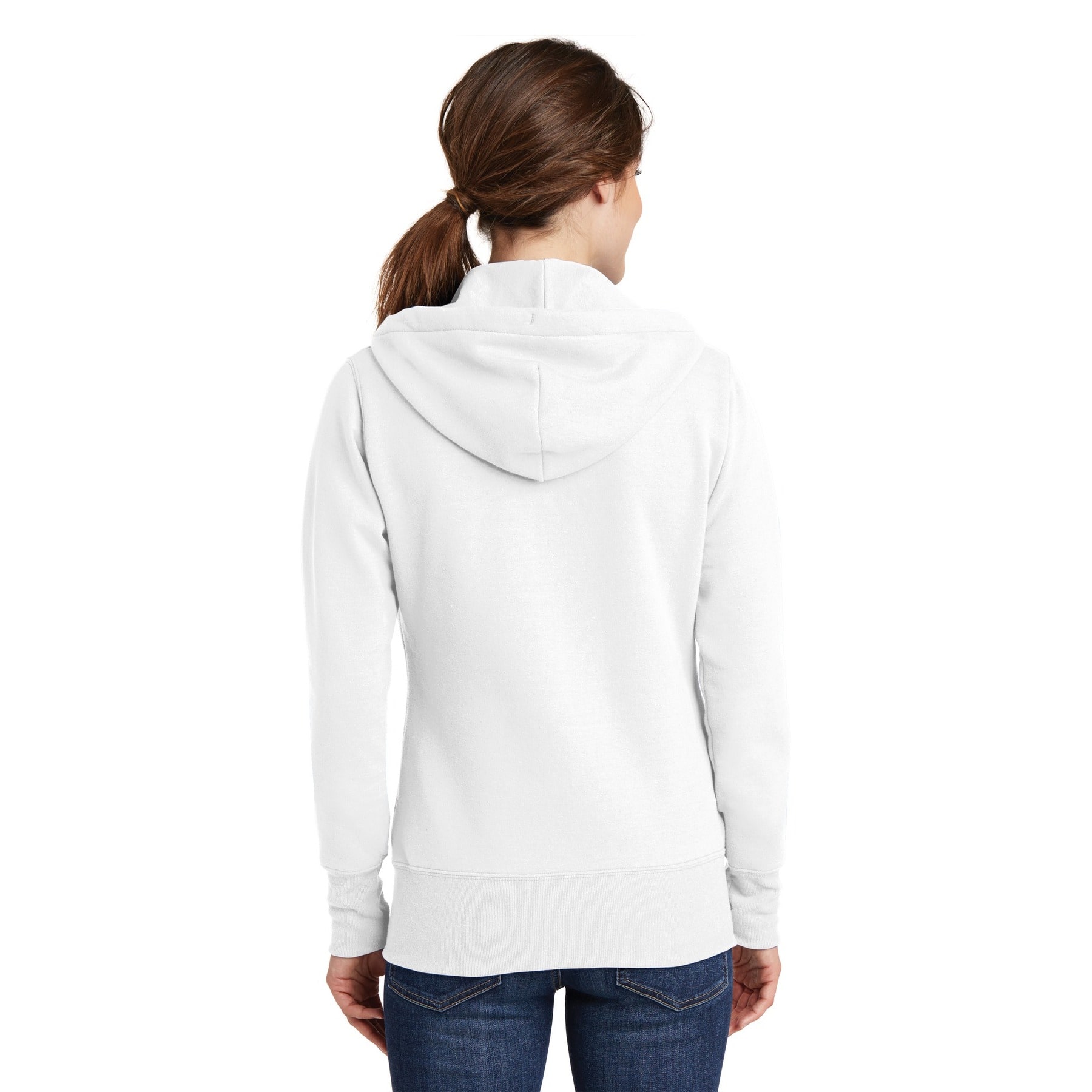 Port &#x26; Company&#xAE; Ladies Core Fleece Full-Zip Hooded Sweatshirt