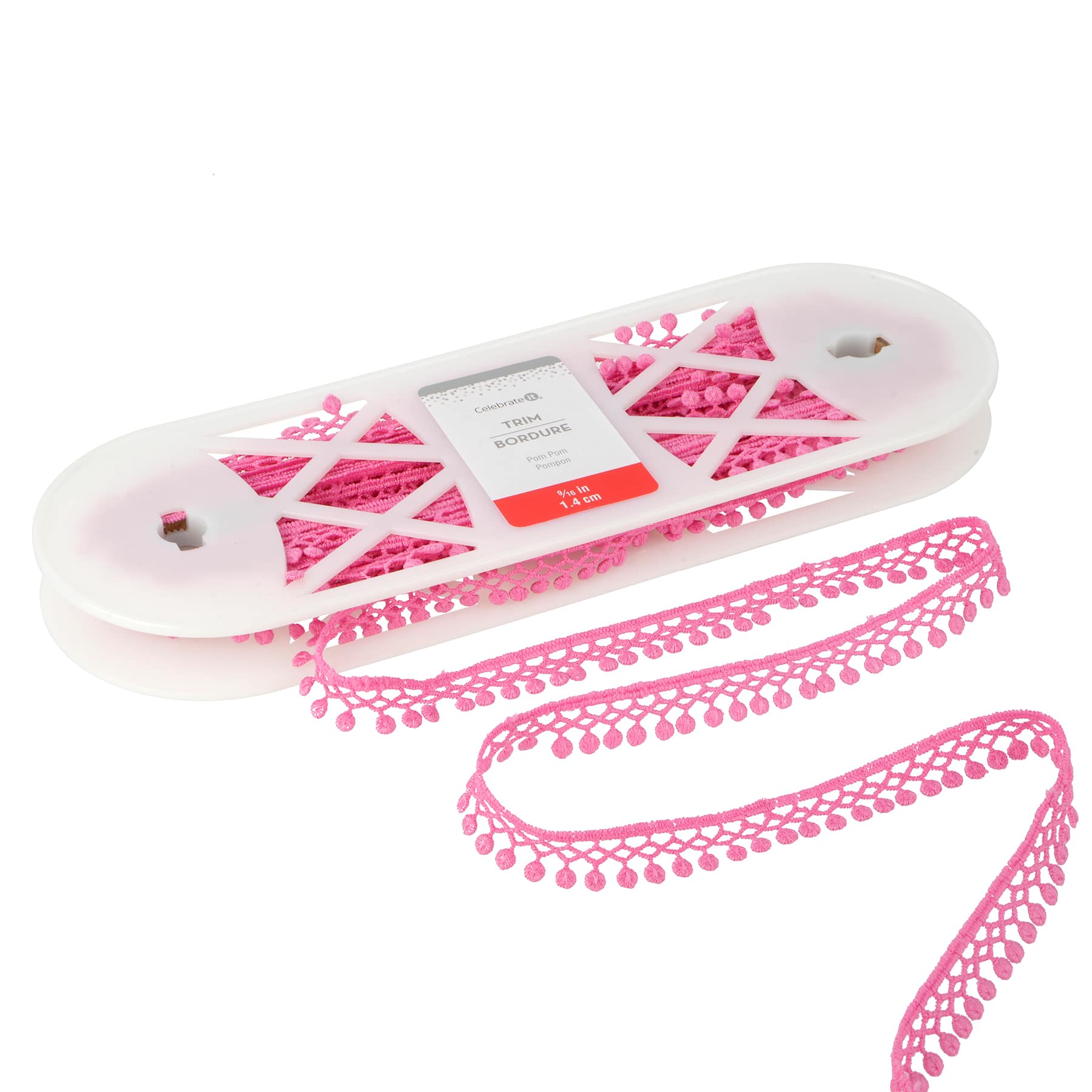 9/16&#x22; Pom Pom Lace Trim by Celebrate It&#xAE;