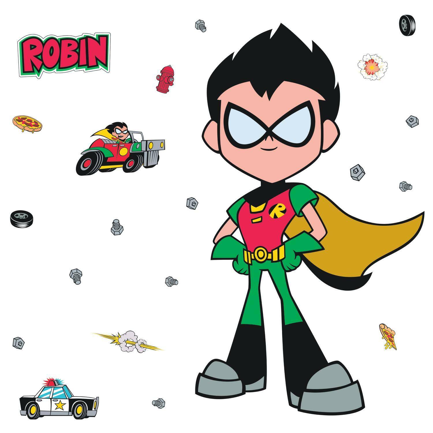 RoomMates Teen Titans Go Robin Peel & Stick Giant Wall Decals | Michaels®