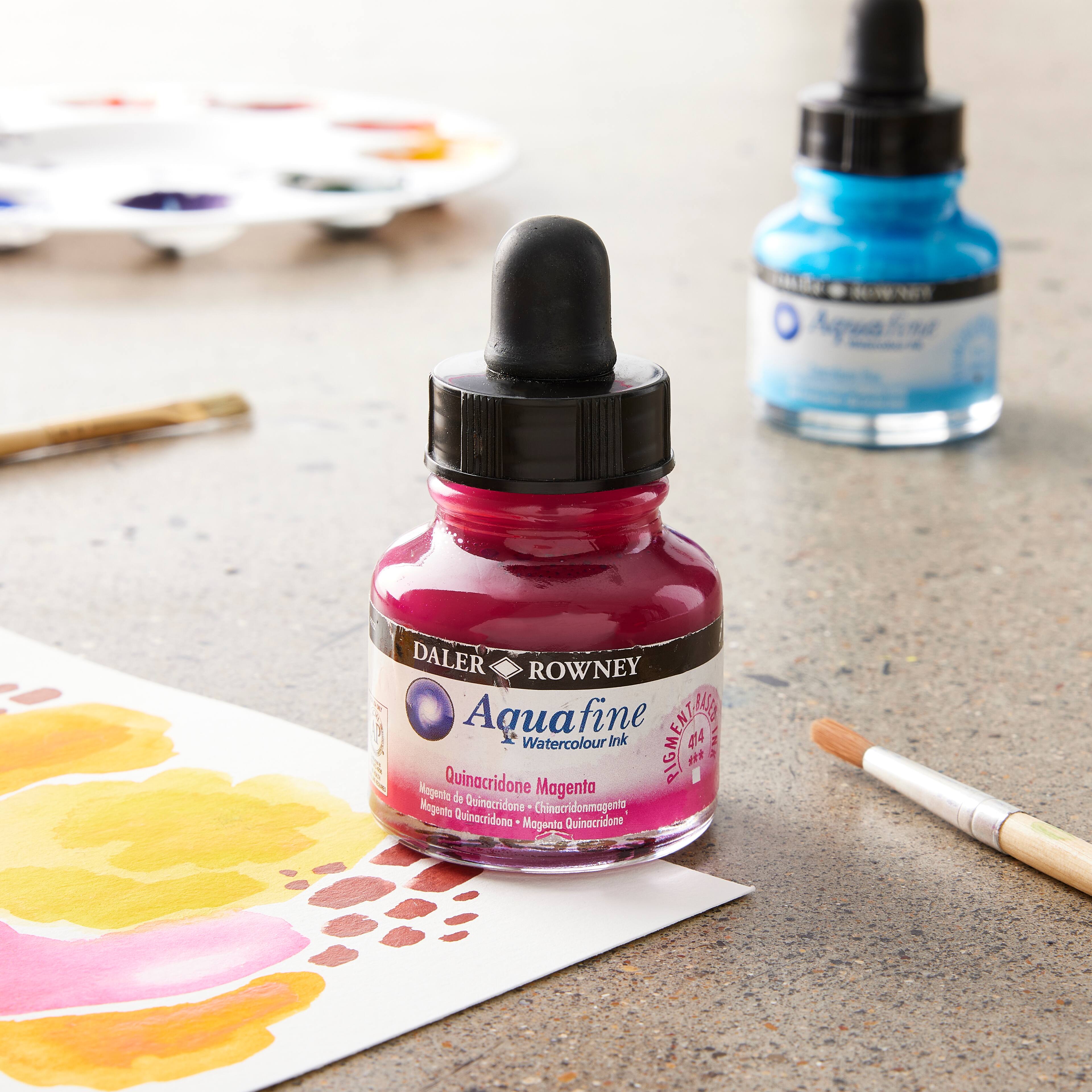 Liquid Watercolor Paint Set, DIY Arts & Crafts, Basic Supplies, 10 Colors