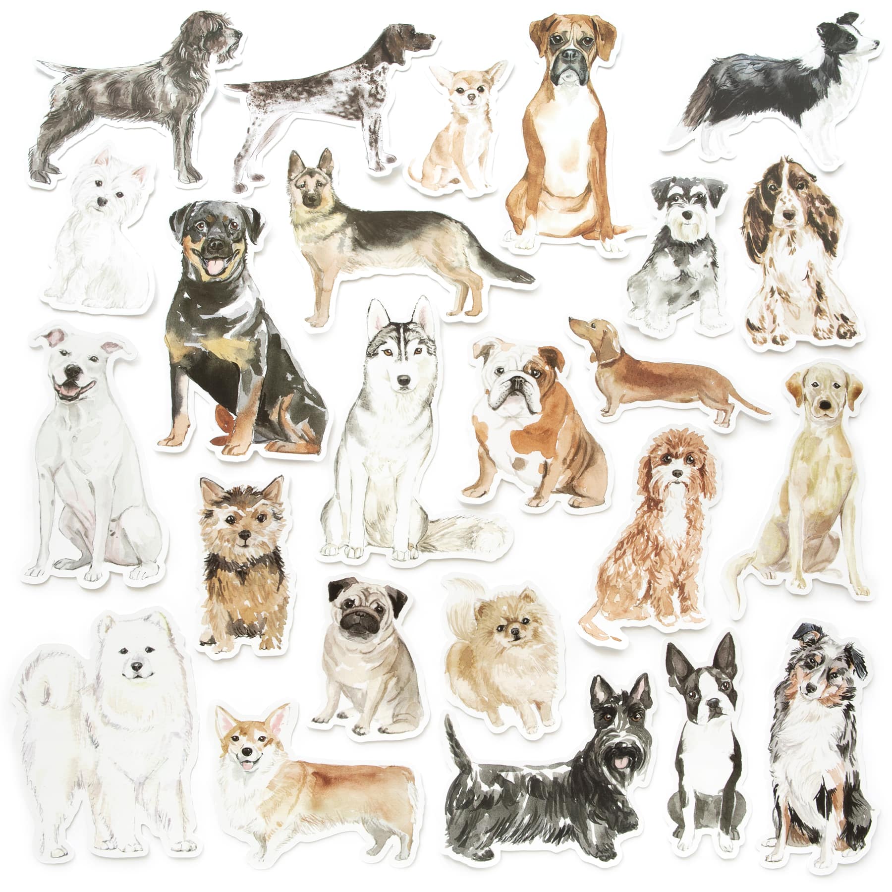 12 Pack: Dogs Die Cut Stickers by Recollections™