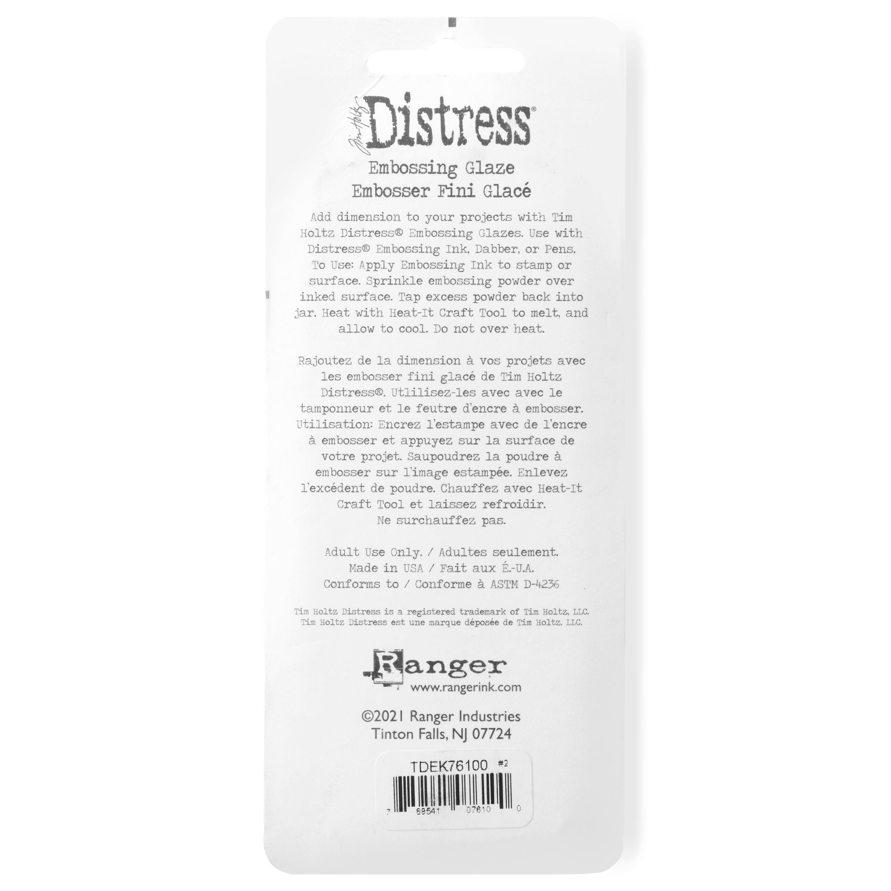 6 Packs: 3ct. (18 total) Tim Holtz Distress® #2 Embossing Glaze Set