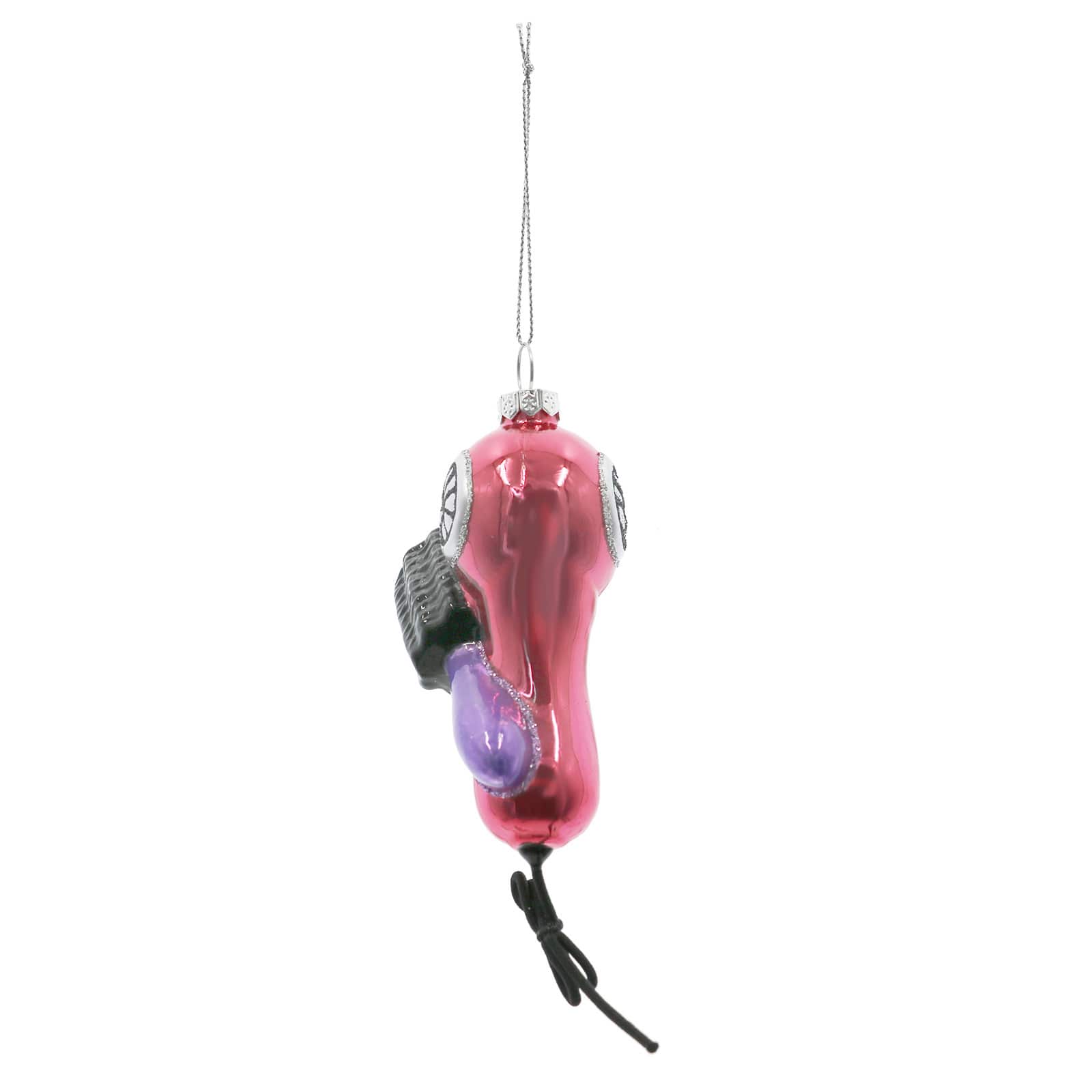 5.5&#x22; Pink Hair Dryer Glass Ornament by Ashland&#xAE;