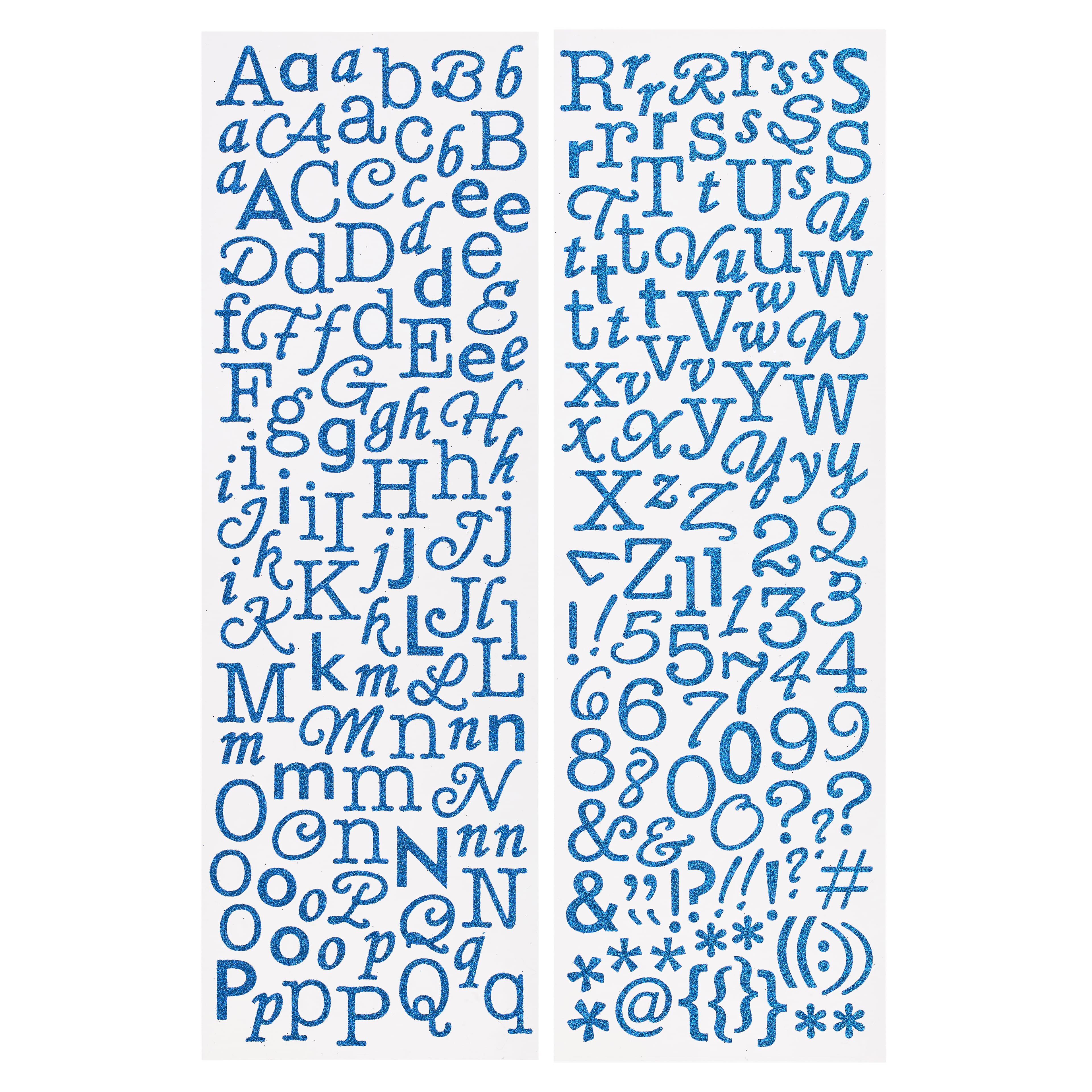 Gold Glitter Puffy Alphabet Stickers by Recollections™, Michaels