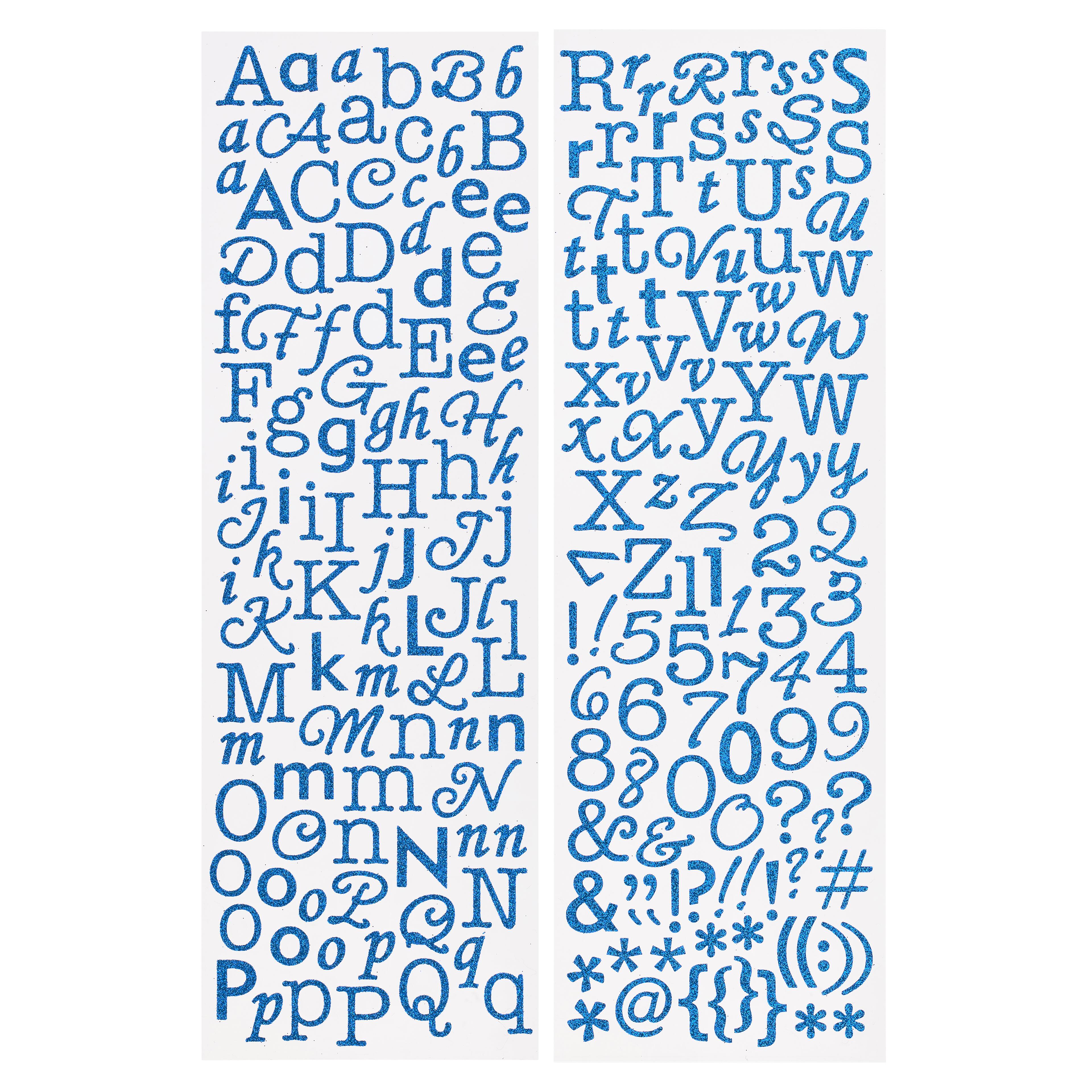 Glitter Alphabet Stickers by Recollections™ 