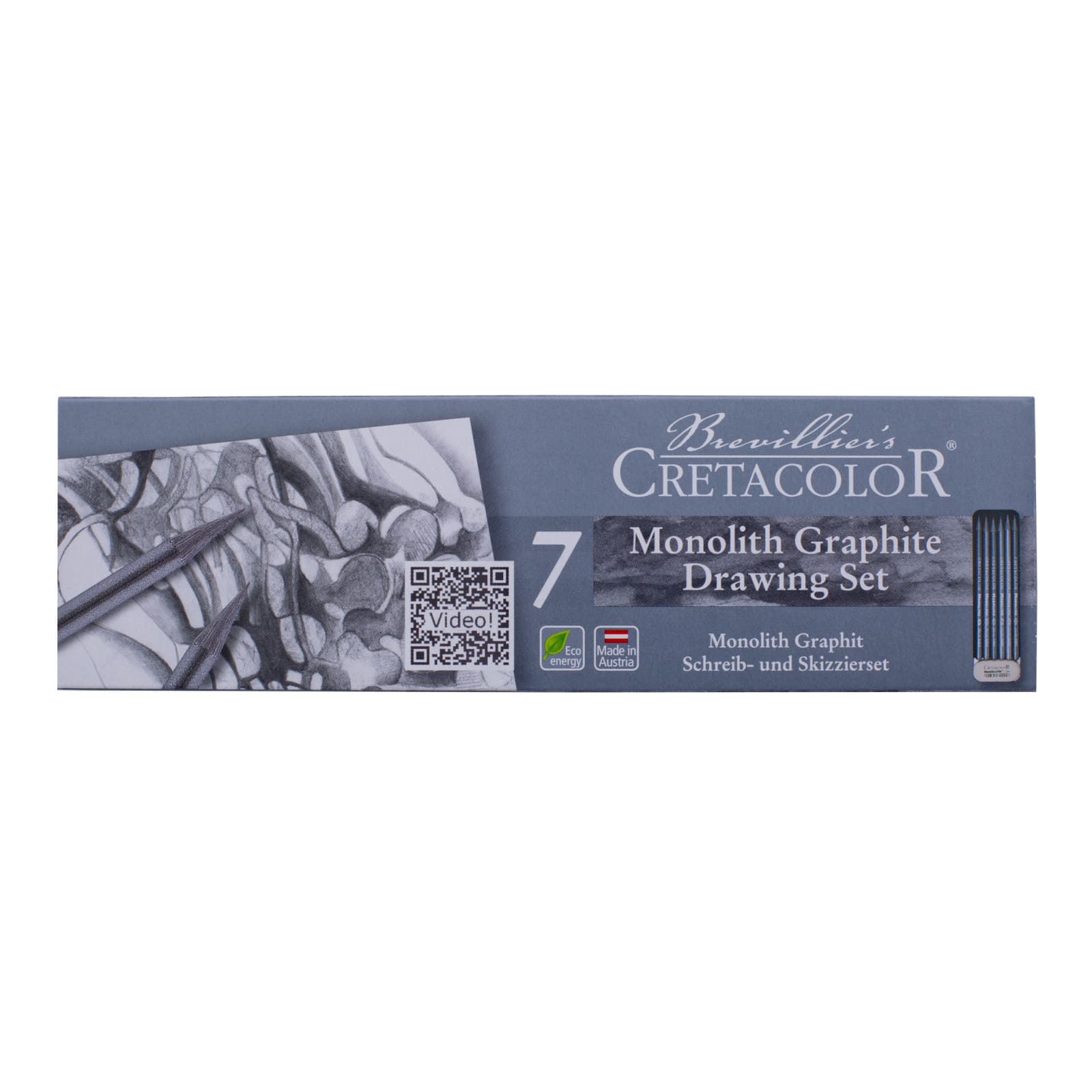 Cretacolor Monolith Woodless Graphite Pencil Set - Artist & Craftsman Supply