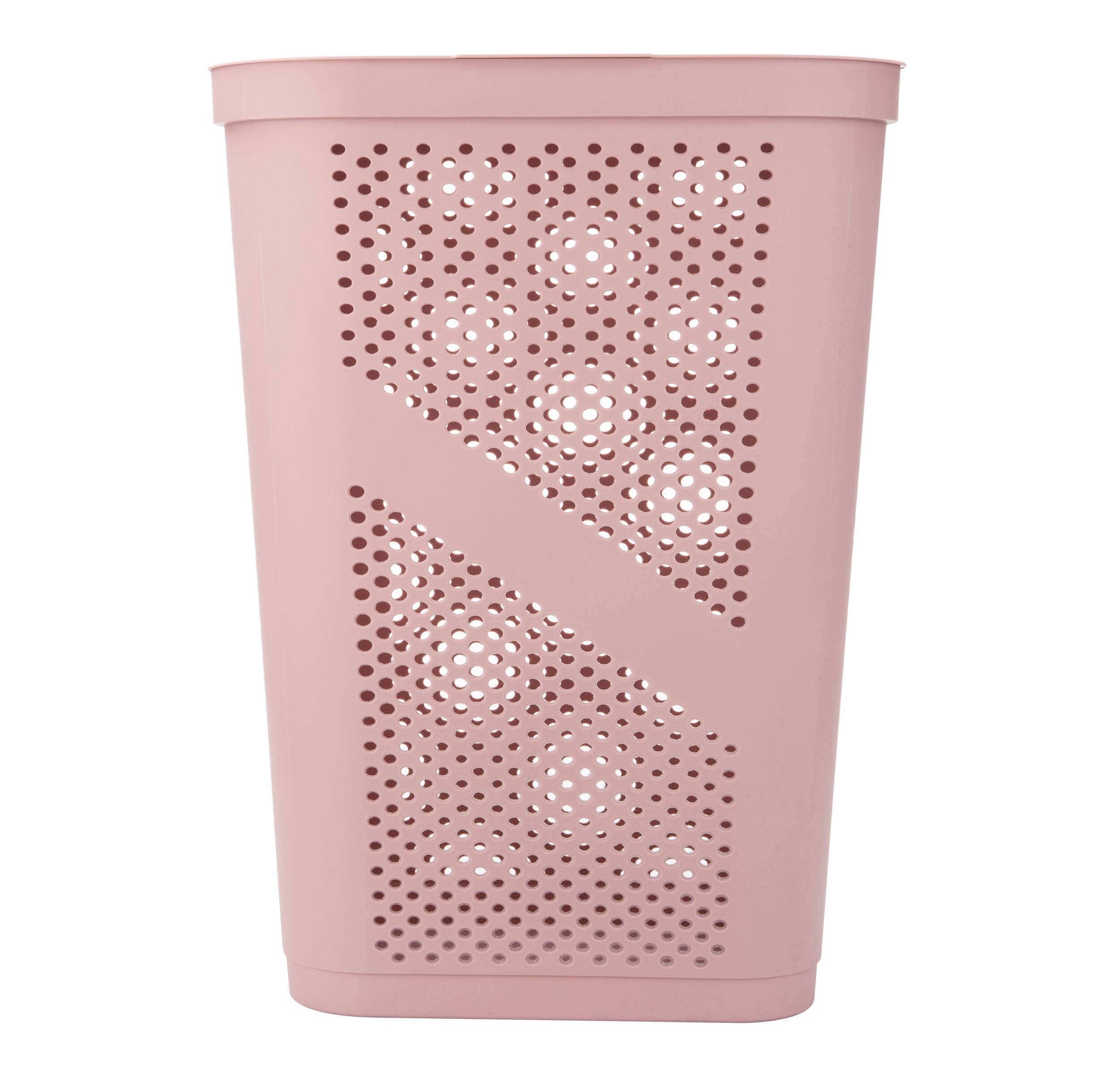 Mind Reader 60L Perforated Plastic Laundry Hamper with Lid