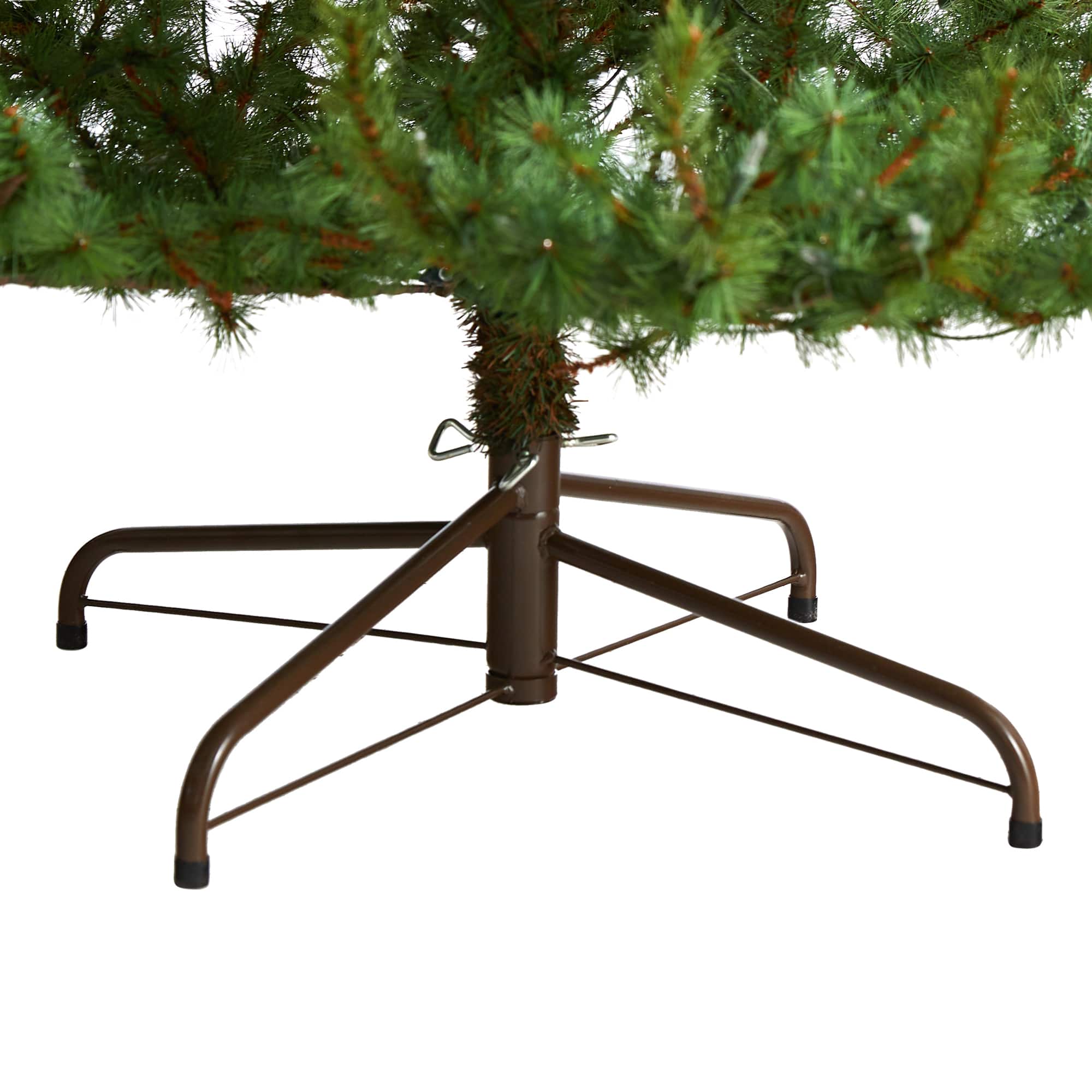 8ft. Pre-Lit Vancouver Mountain Pine Artificial Christmas Tree, Clear Lights