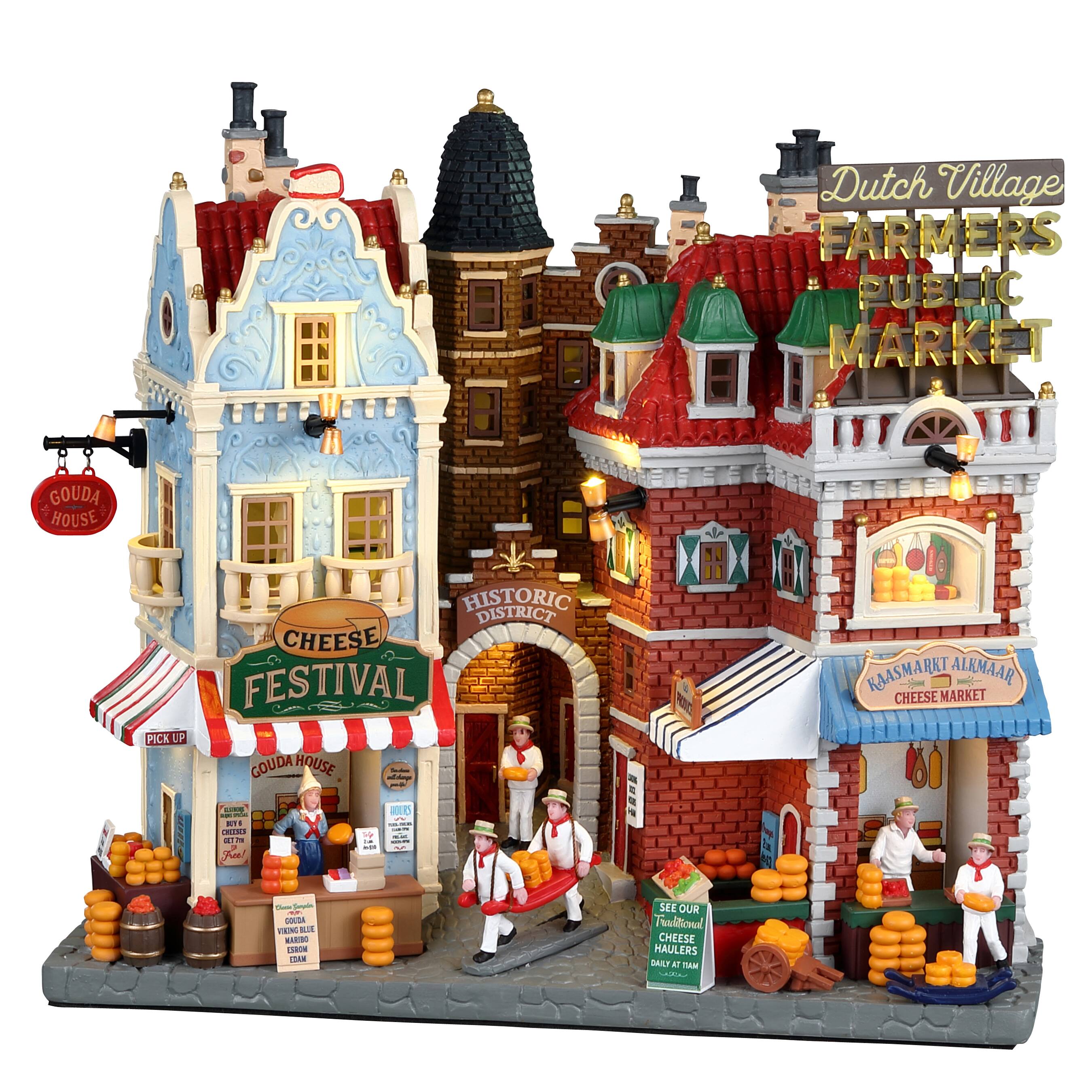 Lemax® Caddington Village™ Dutch Cheese Festival and Farmers Market