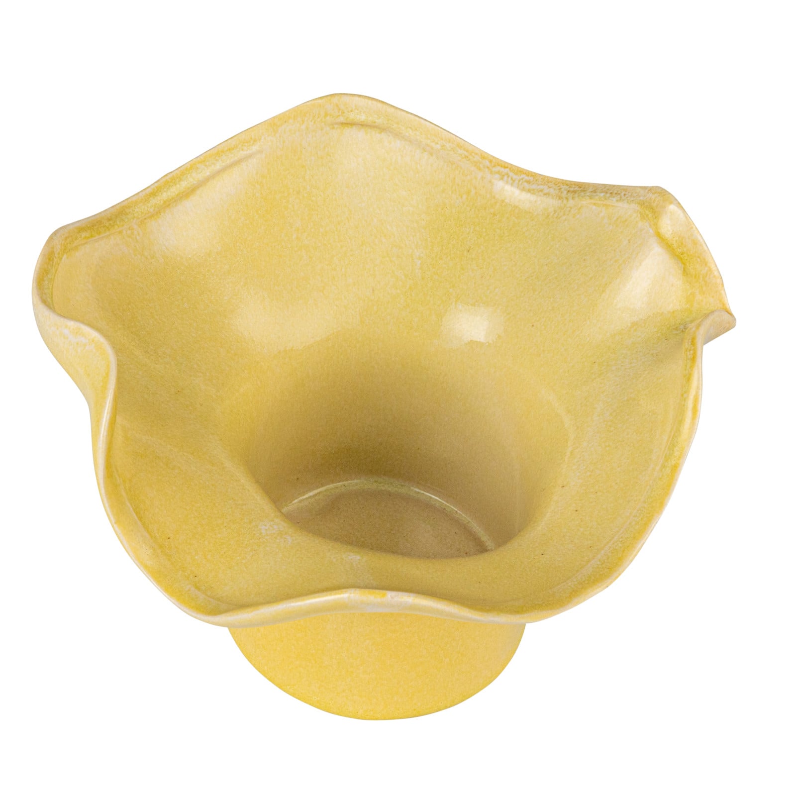 Hello Honey® 6.75" Yellow Sunbeam Stoneware Planter Bowl