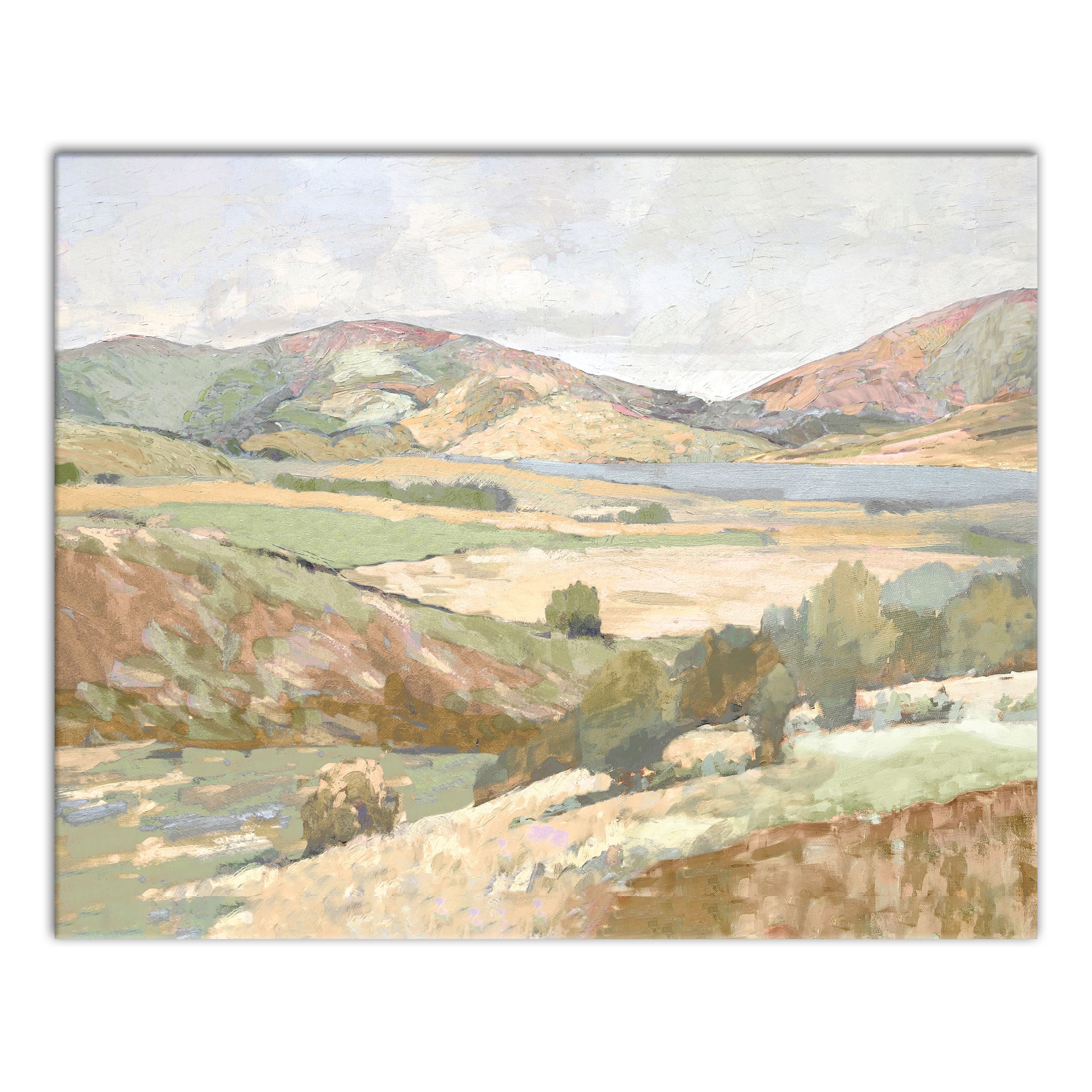Soft Pastel Landscape 20" x 16" Canvas Wall Art