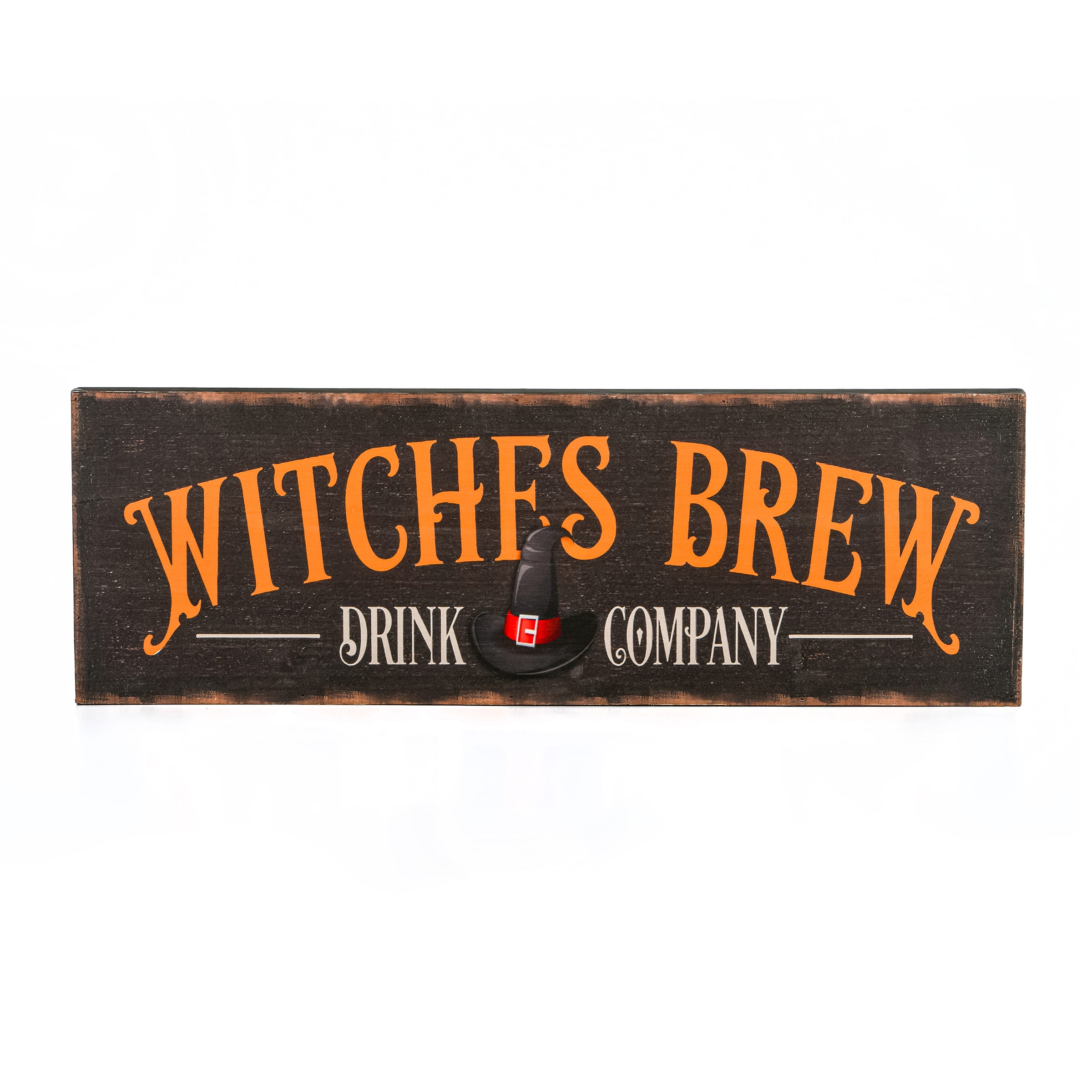 24" Halloween “Witches Brew" Wood Wall Sign