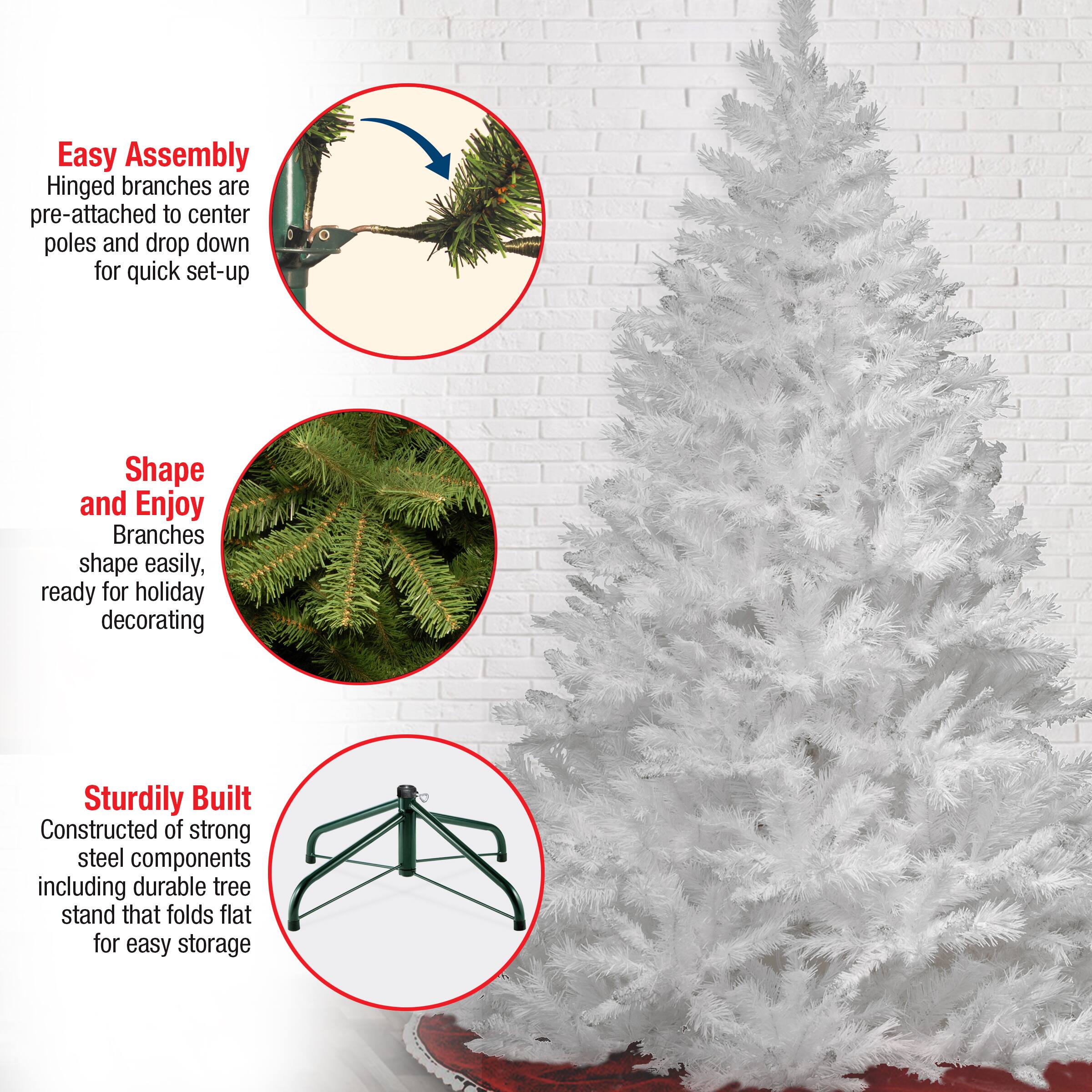 7.5ft. Unlit Winchester White Pine Full Artificial Christmas Tree